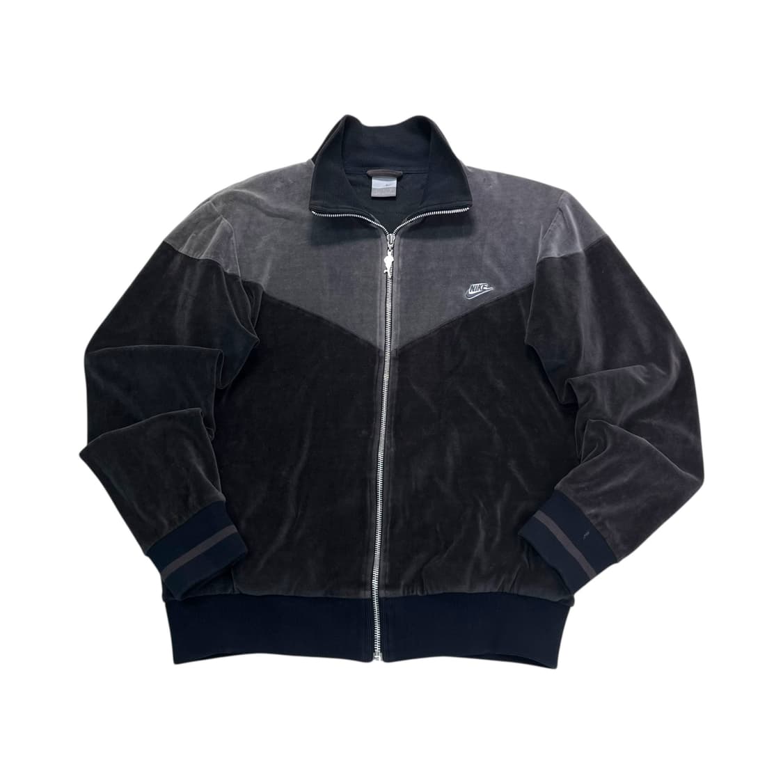 100 나이키 벨벳 올드스쿨 풀 집업 져지 상품이미지1