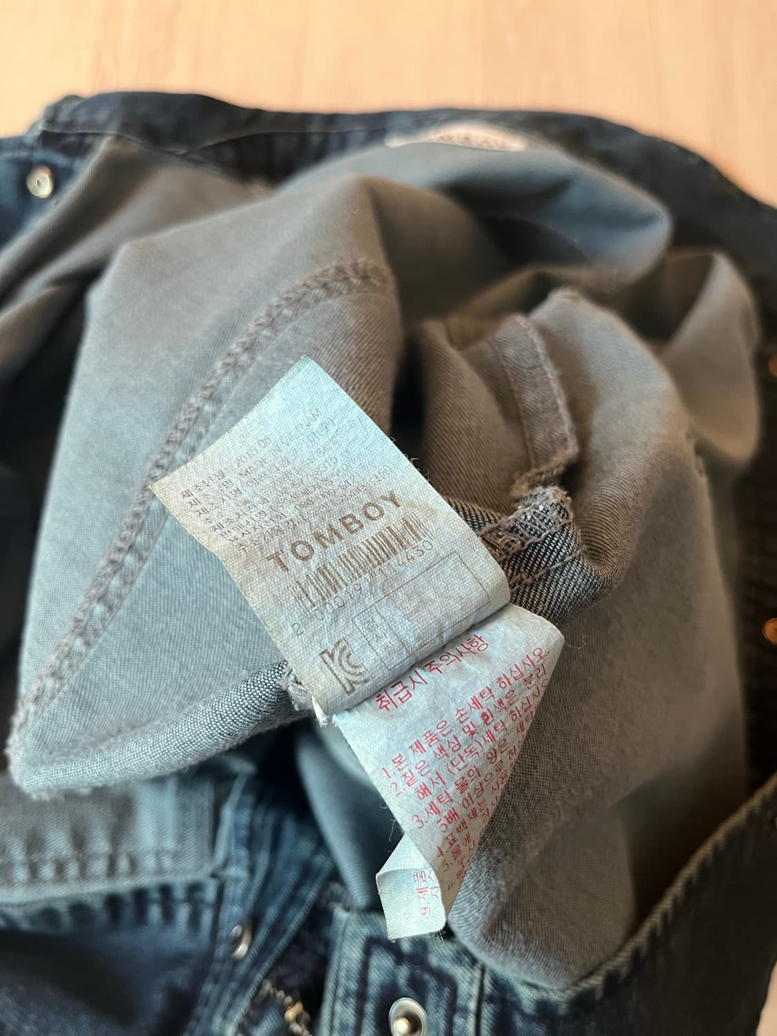 TOMBOY 데님 원피스 (유니크한 워크웨어 감성) 상품이미지10