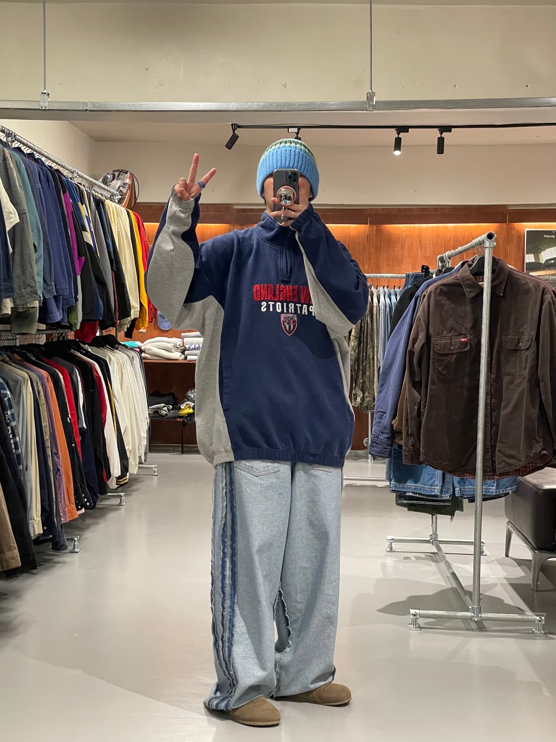 NFL 반집업 맨투맨   상품이미지5