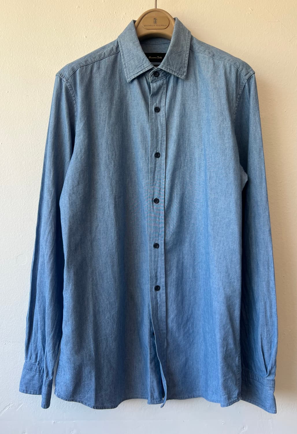 마시모뚜띠 남성 중청 데님긴팔셔츠 
 상품이미지1