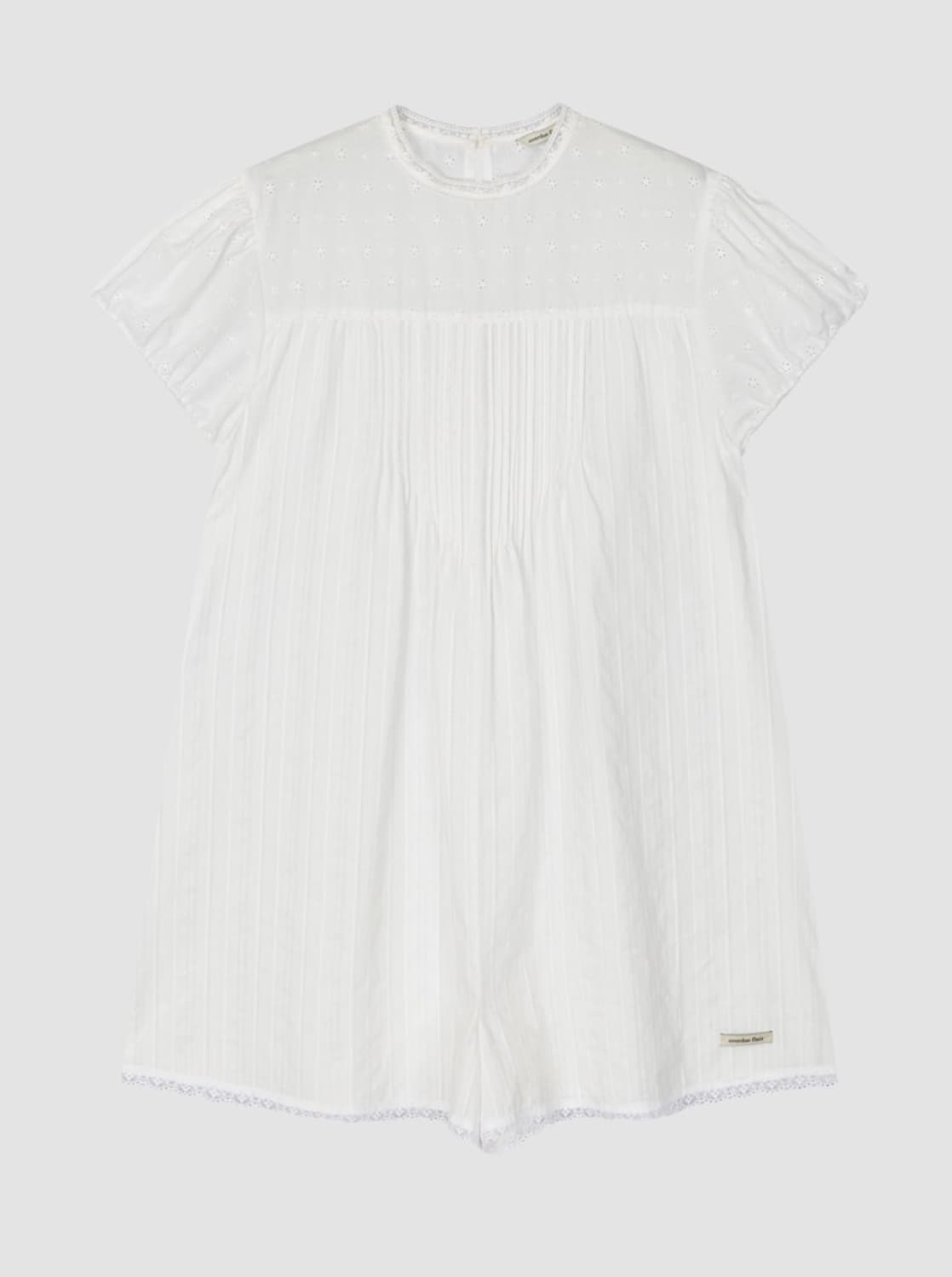 오버듀플레어 EYELET PUFF JUMPSUIT_WHITE 상품이미지2