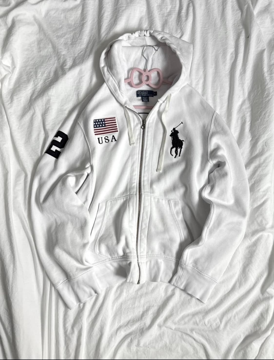 폴로 성조기 후드집업 상품이미지1