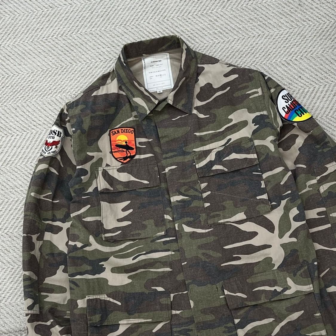 앤더슨벨 밀리터리 셔츠자켓 r2716 상품이미지3