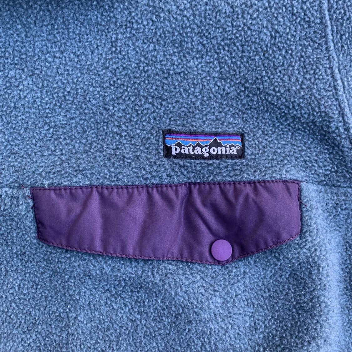 03FW 파타고니아 신칠라 스냅-T 더스티메사블루/퍼플 자메이카 상품이미지3