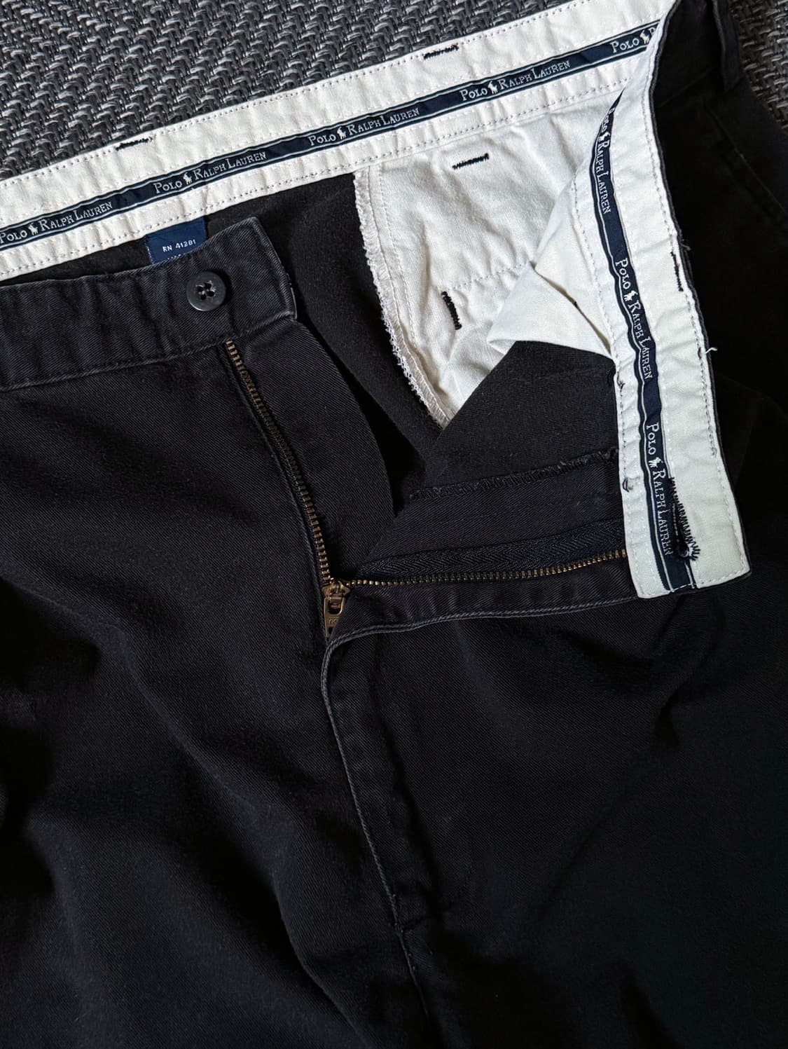 (36) 90s 폴로 랄프로렌 앤드류 더블 플리츠 치노 팬츠 상품이미지3
