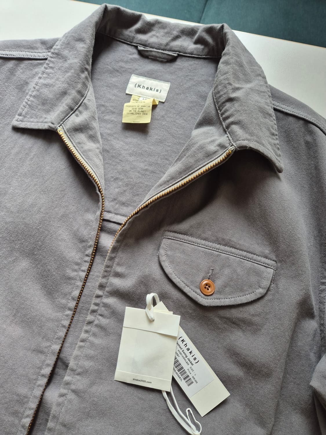 카키스 워시드 스윙 자켓 상품이미지1