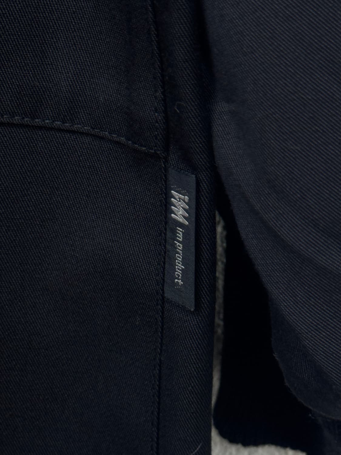 90s 이세이미야케 im product 블랙 롱 트렌치(O42) 상품이미지4