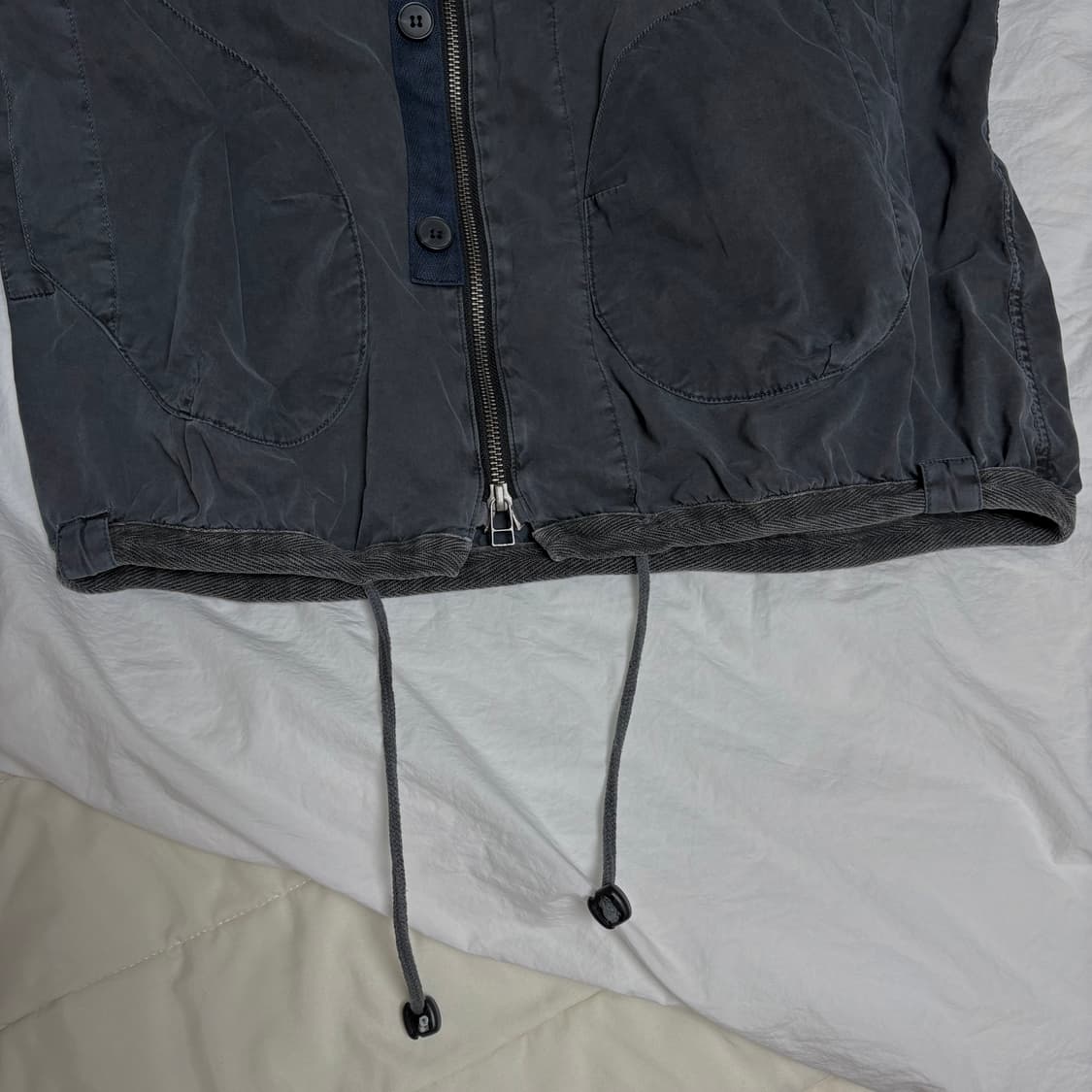 급처 )))))) 해칭룸 복서 셔켓 롱 다이드 (인디고) 상품이미지9