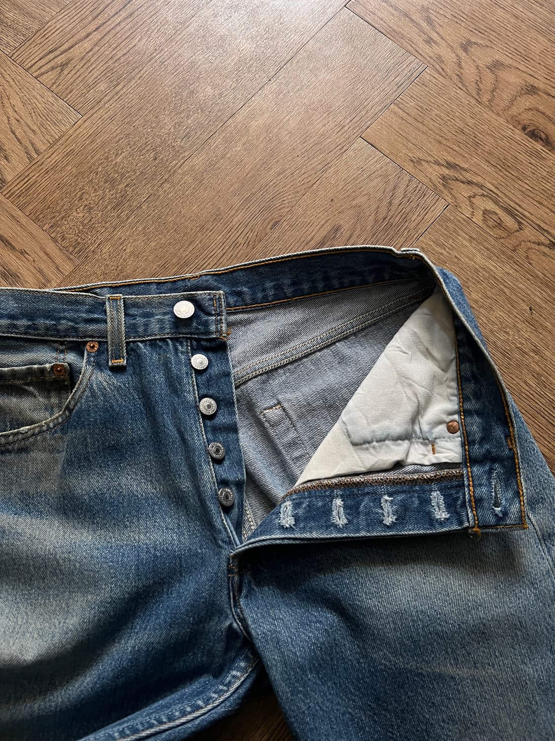 [32]90's 리바이스 501XX USA 데님 팬츠 S30 상품이미지4