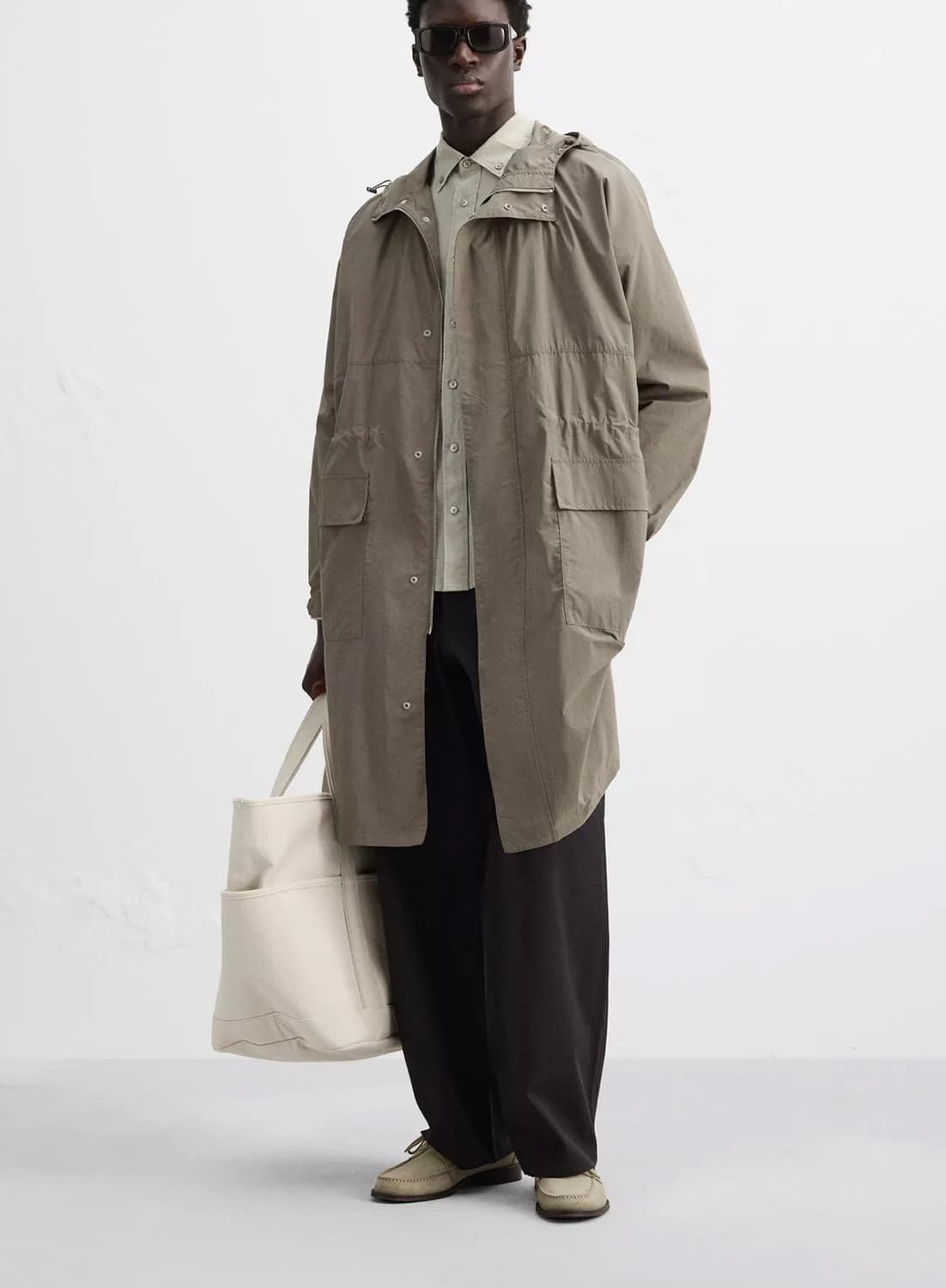 자라 오리진 카멜 라이트웨이트 하이테크 파카 상품이미지2