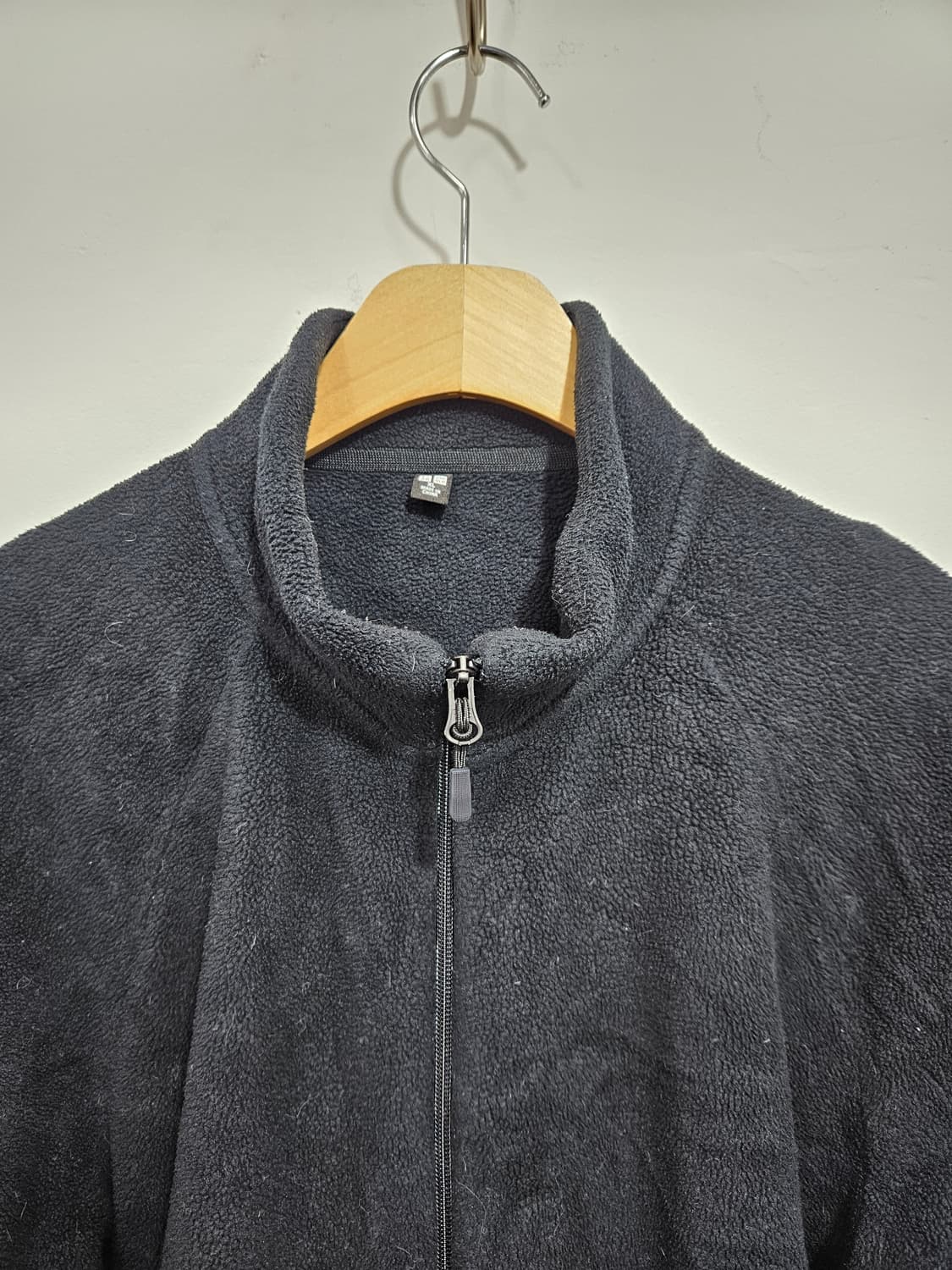 유니클로(UNIQLO) 플리스 집업 XL 블랙 상품이미지2