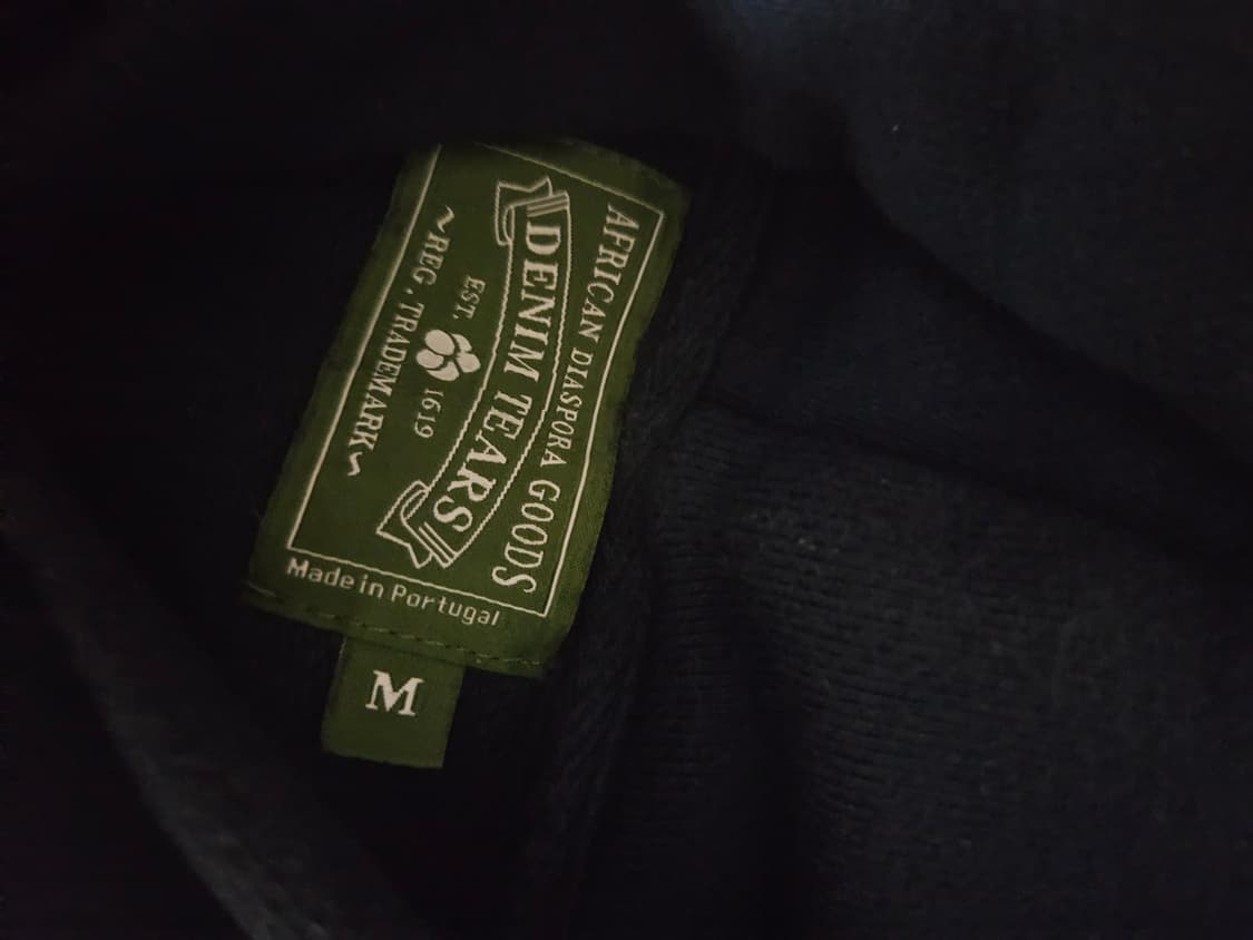 데님 티어스 남색 후드티 사이즈 m 상품이미지2