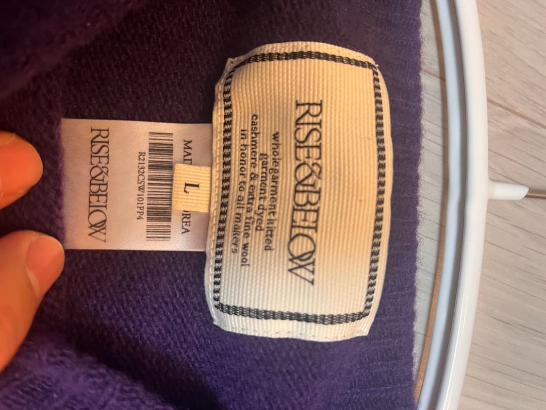 라이즈앤빌로우 니트 L 사이즈  상품이미지3