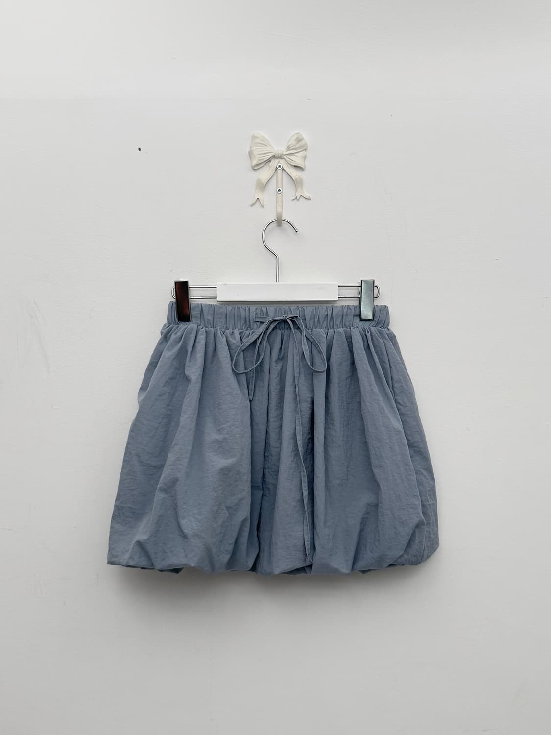 베이비 블루 벌룬 미니 스커트 상품이미지6