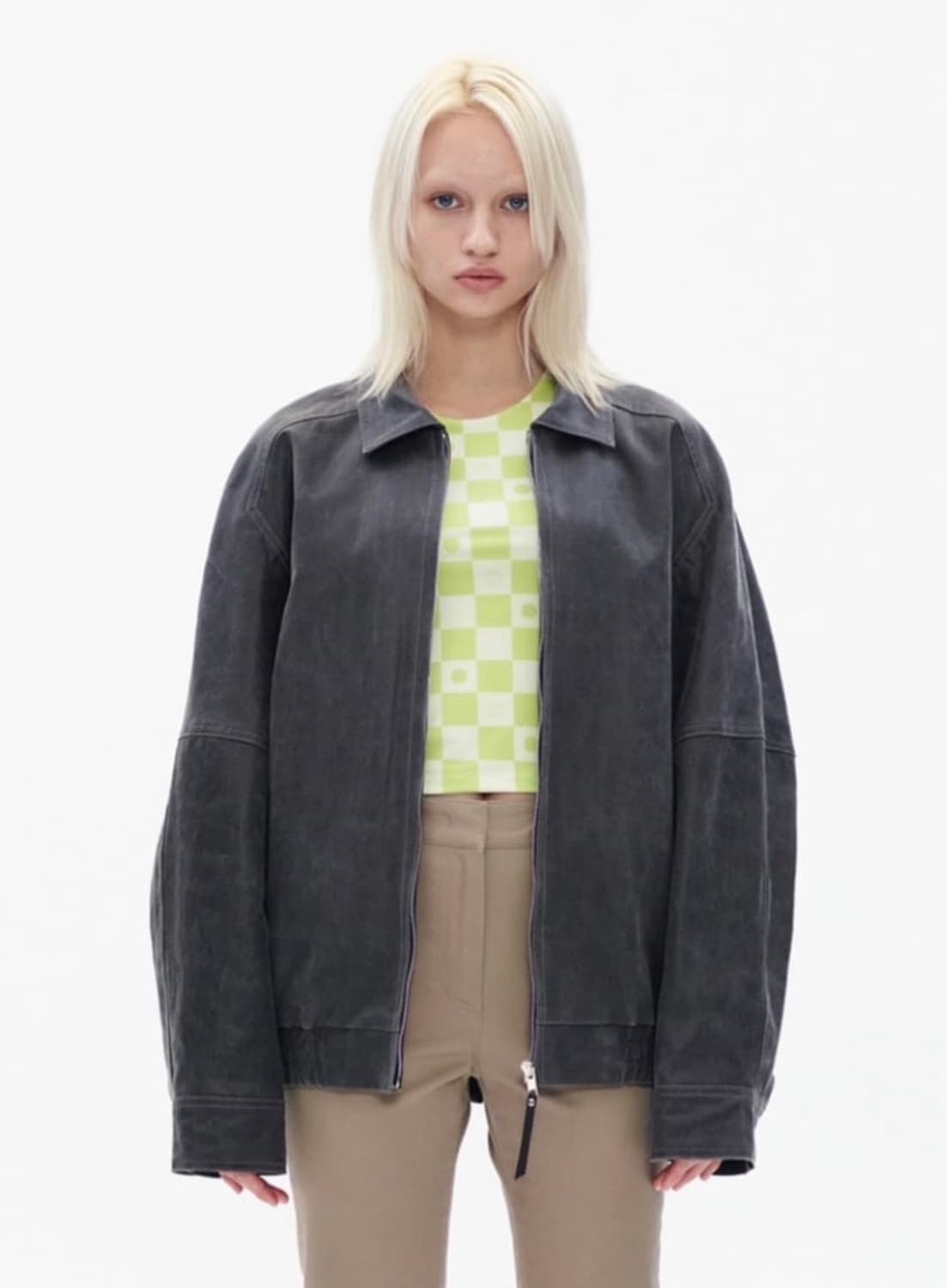 더오픈프로덕트 가죽 자켓 상품이미지1