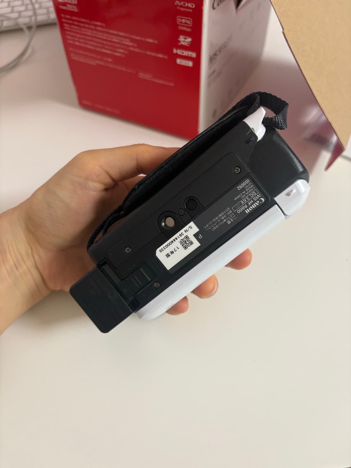 [풀박스] canon ivis hf r800 (vixia 800) 화이트 상품이미지4