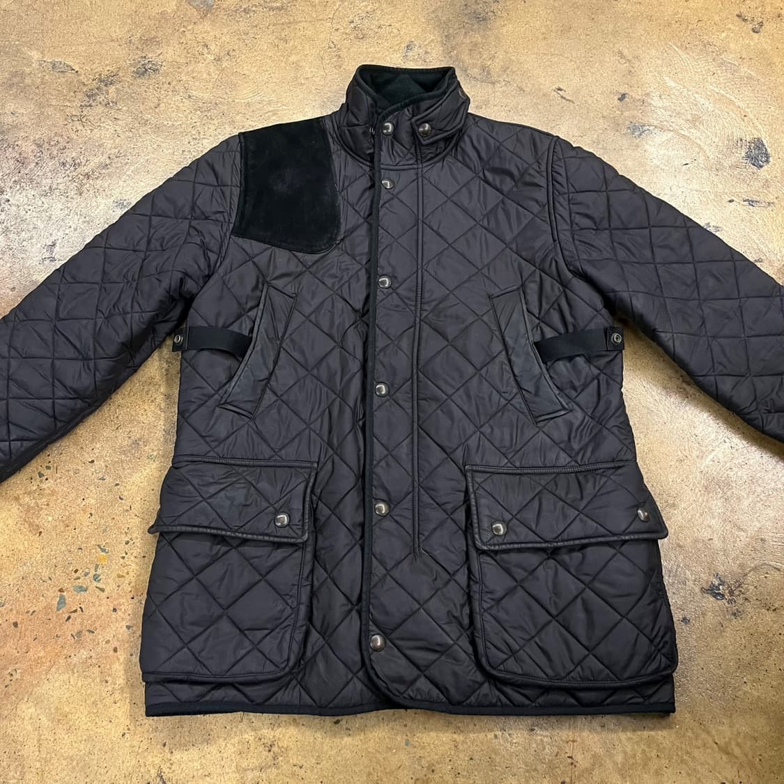 [정품/M] 폴로 랄프로렌 블랙 퀼팅 자켓 패딩 점퍼 b16 상품이미지3
