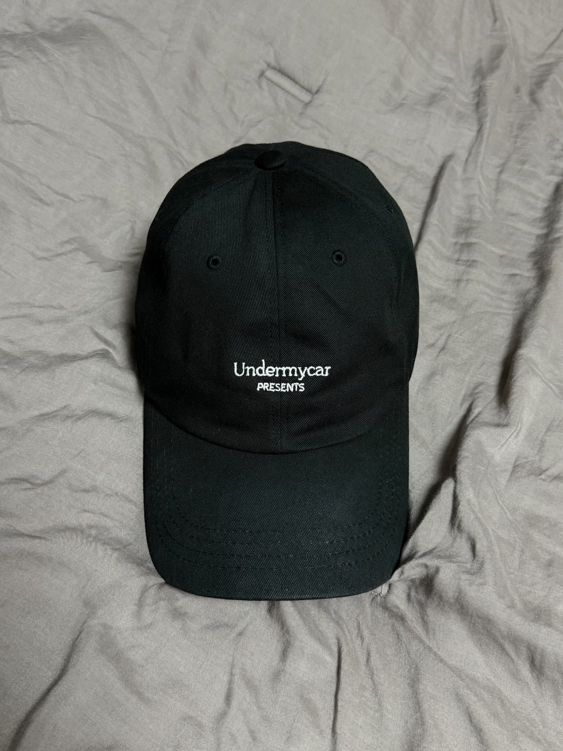 언더마이카 Mu.17 안티 Fxxking 로고 볼캡 블랙 상품이미지5