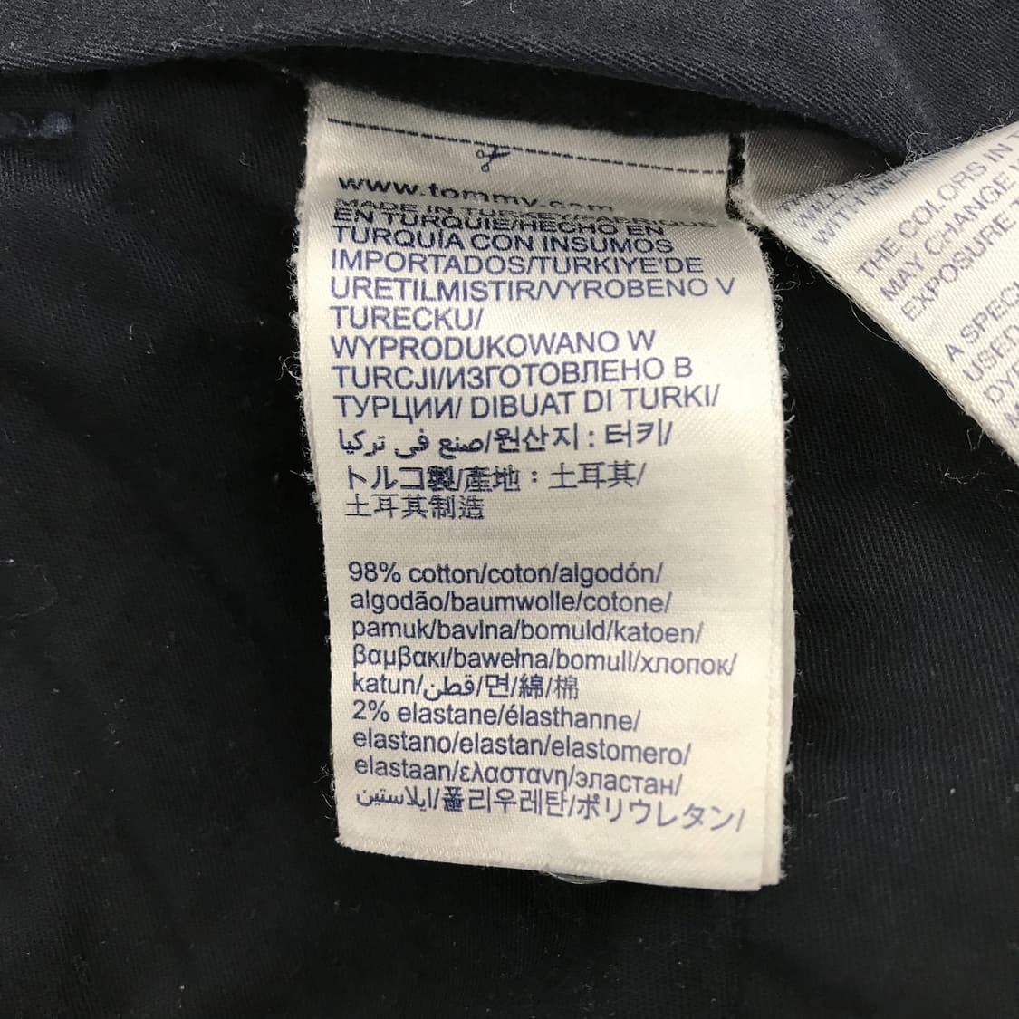 타미힐피거 코듀로이 치노팬츠 블루 [31-32인치] 상품이미지5