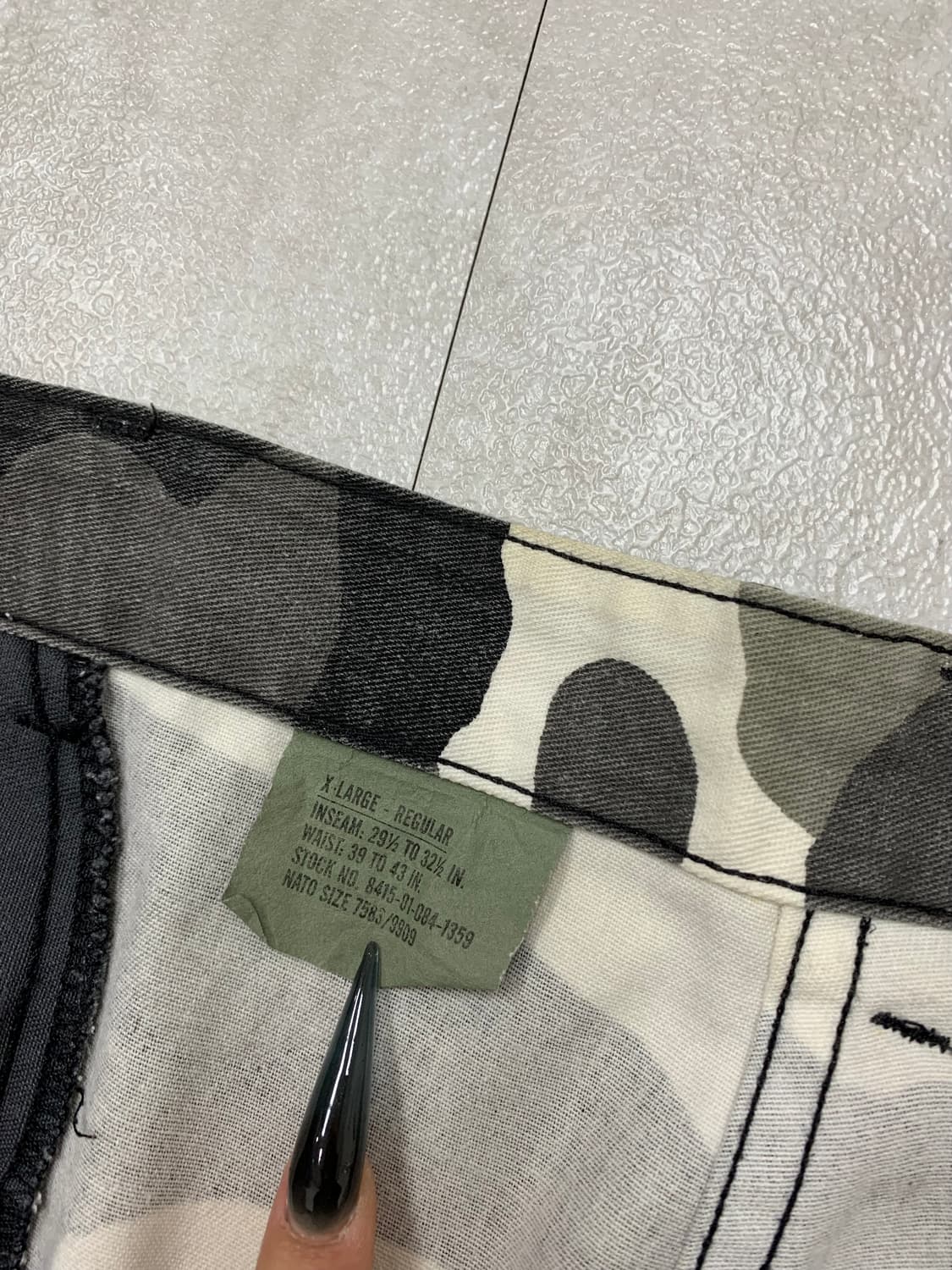 미군 오리지날 카모 패턴 팬츠 #190 상품이미지7