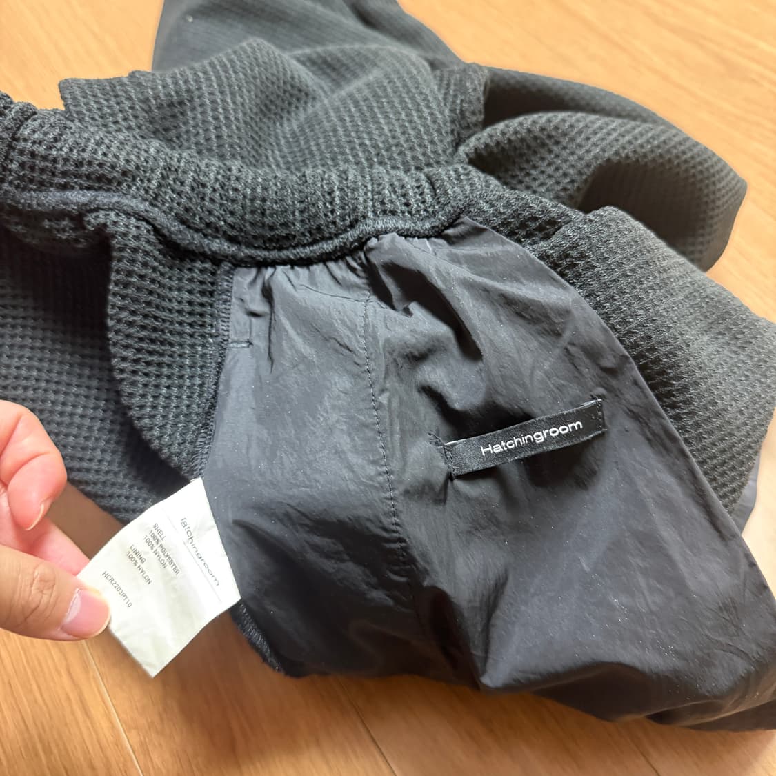 해칭룸 슬라이드 팬츠 블랙 2사이즈 상품이미지4