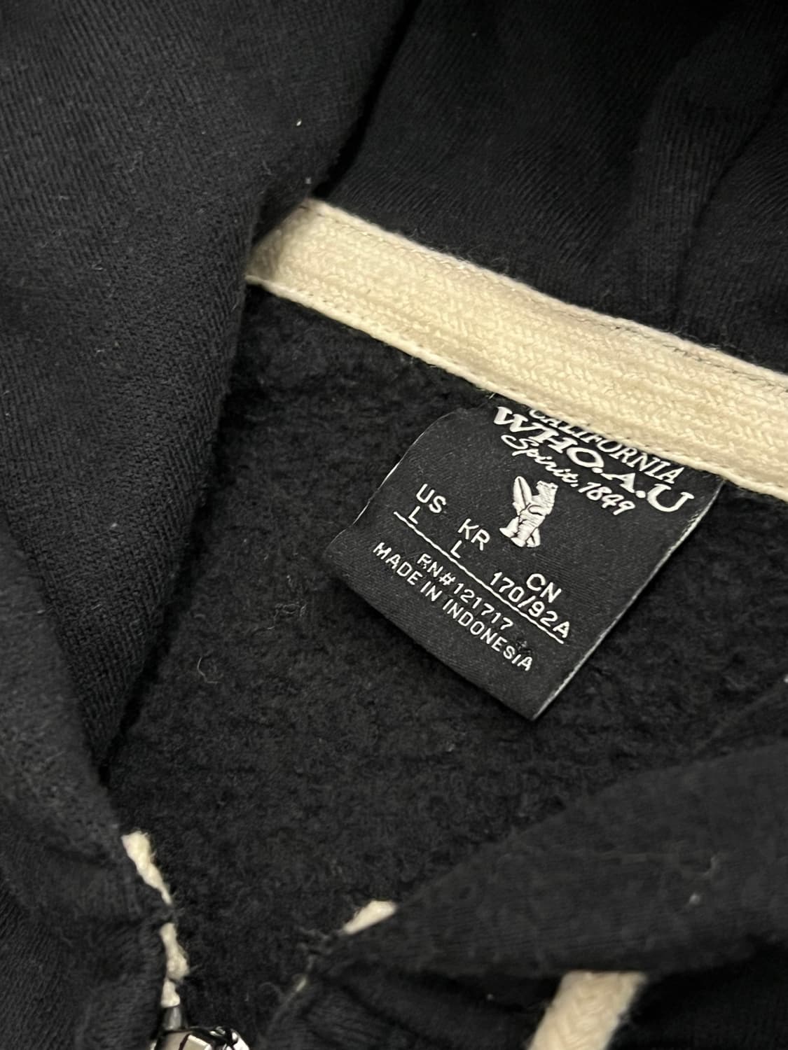 후아유 캘리포니아 후드집업 처분  상품이미지3