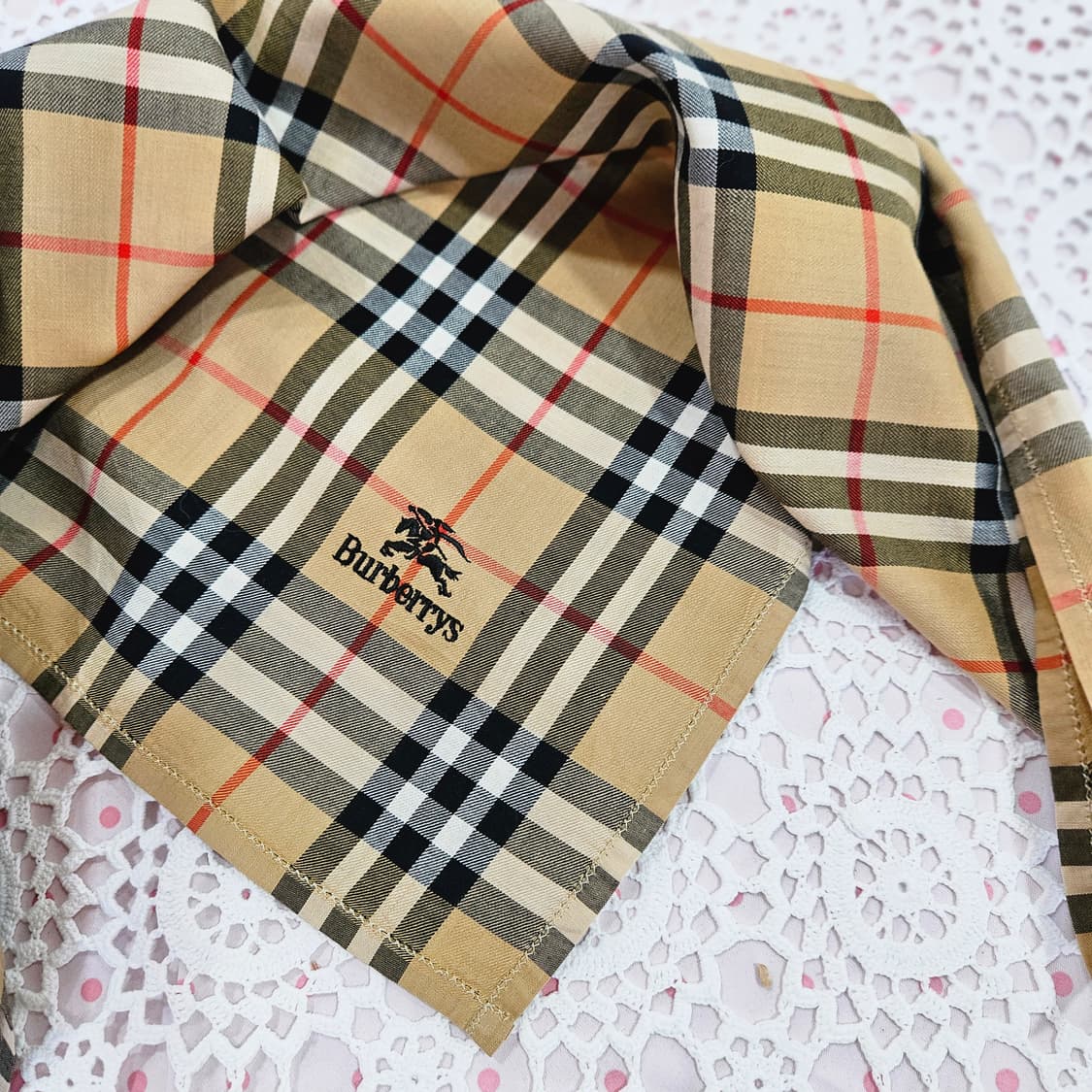 버버리 클래식 노바체크 빈티지손수건 상품이미지6