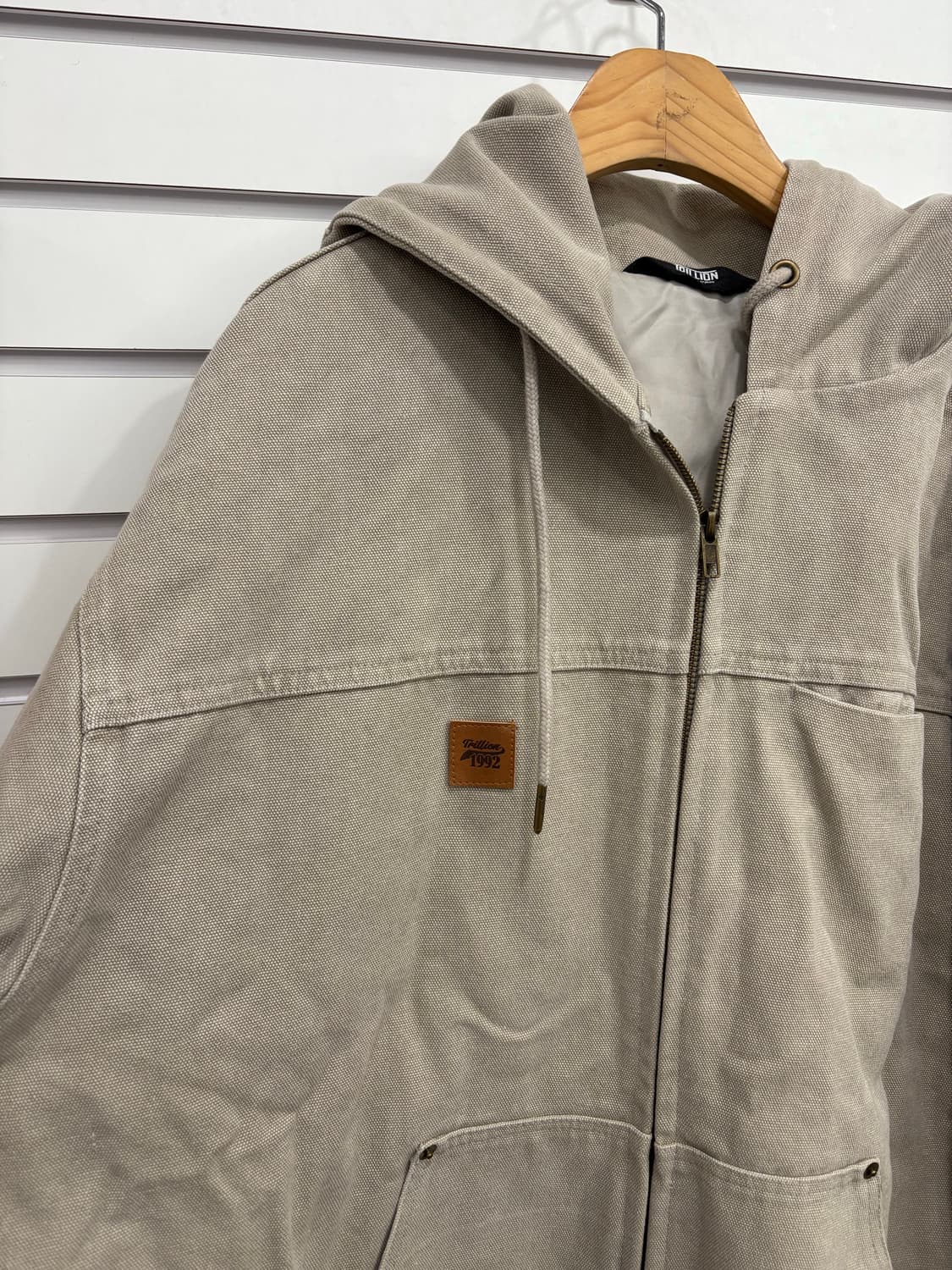 무신사 트릴리온 빈티지 워싱 후드 집업 105 상품이미지5