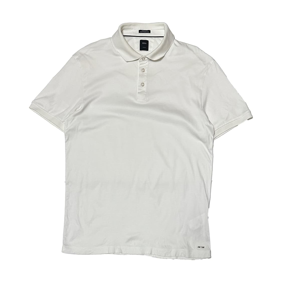 휴고보스 화이트 반팔 카라키 상품이미지1