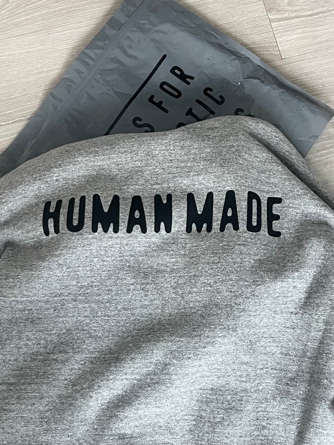 크림구매 휴먼메이드 후드집업 그레이 급처 상품이미지1