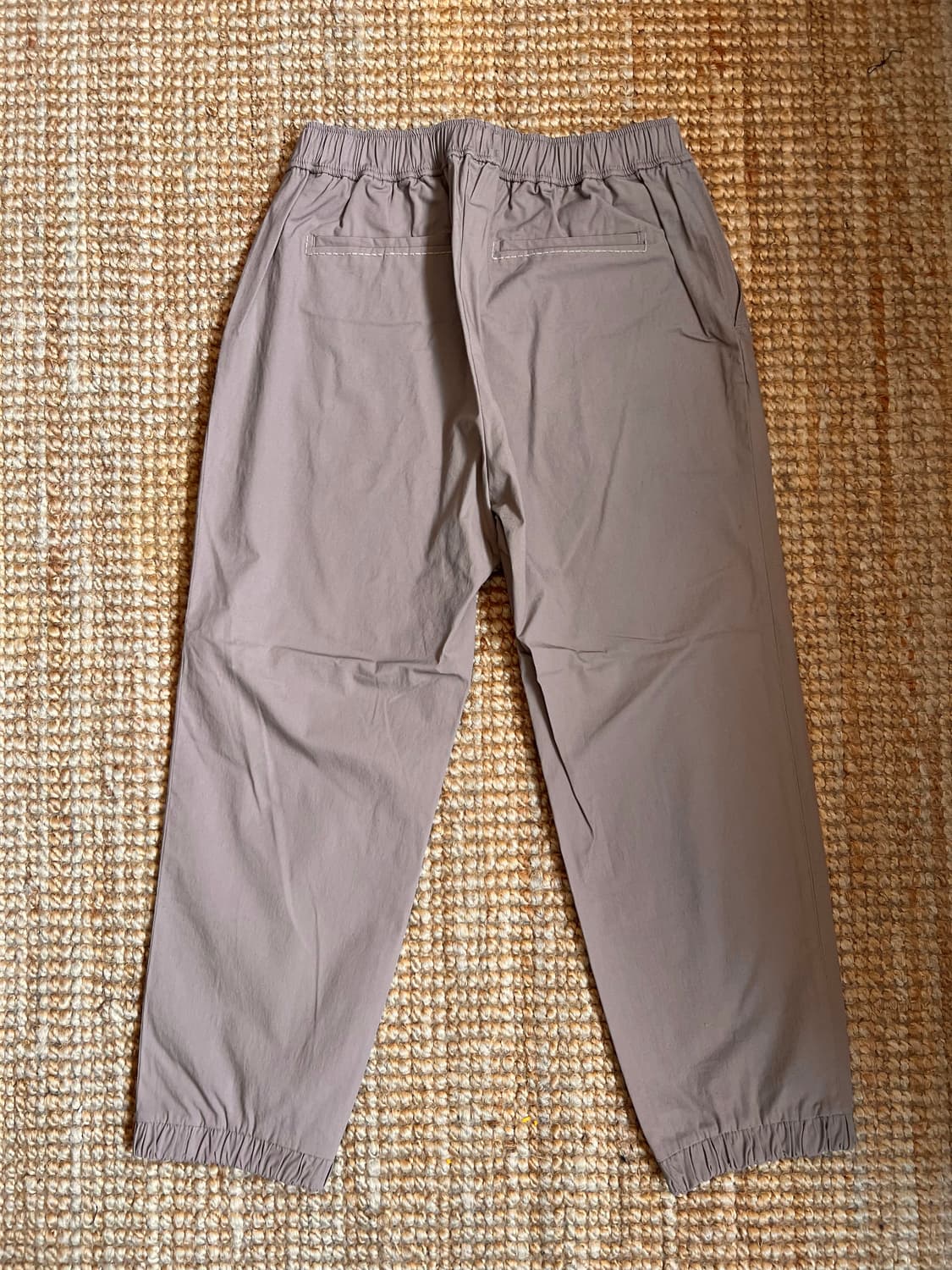 오일릴리 여자 다크베이지 코튼바지 9부조거팬츠 상품이미지4