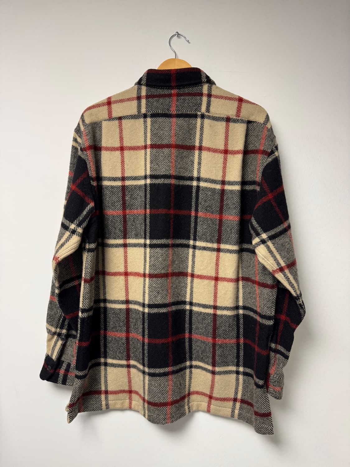 폴로랄프로렌 체크 헤비 울셔츠자켓 90s XL 상품이미지5