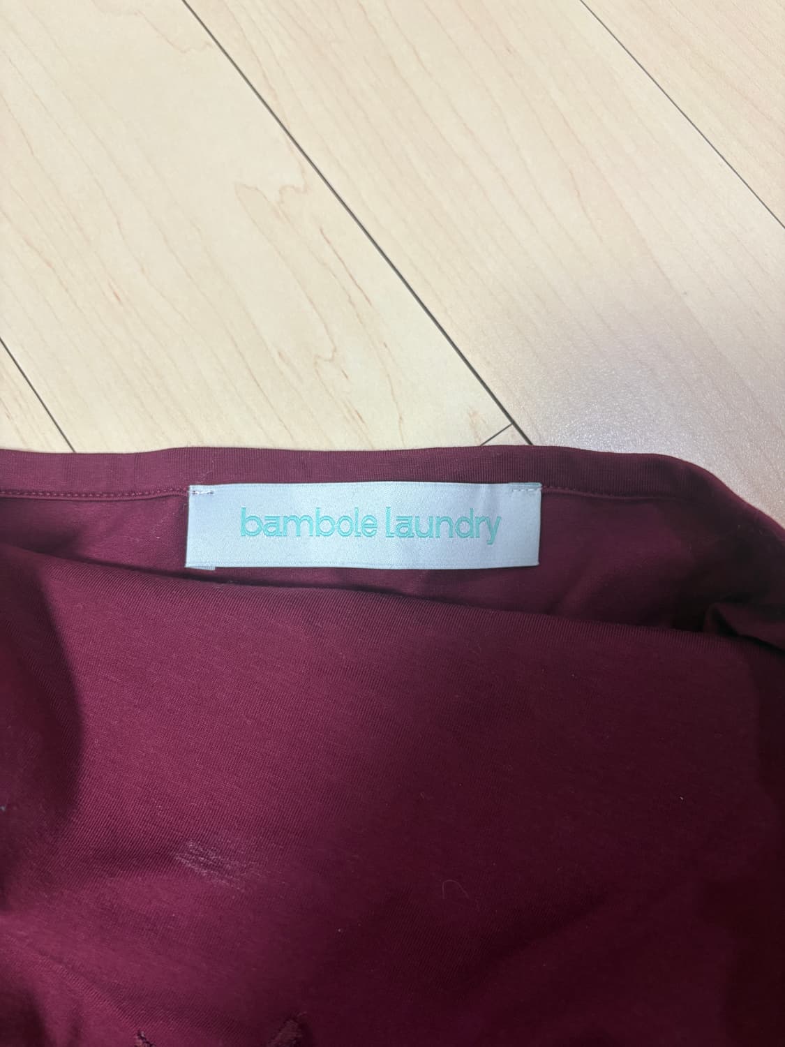 밤볼레 홀터넥 버건디 상품이미지3