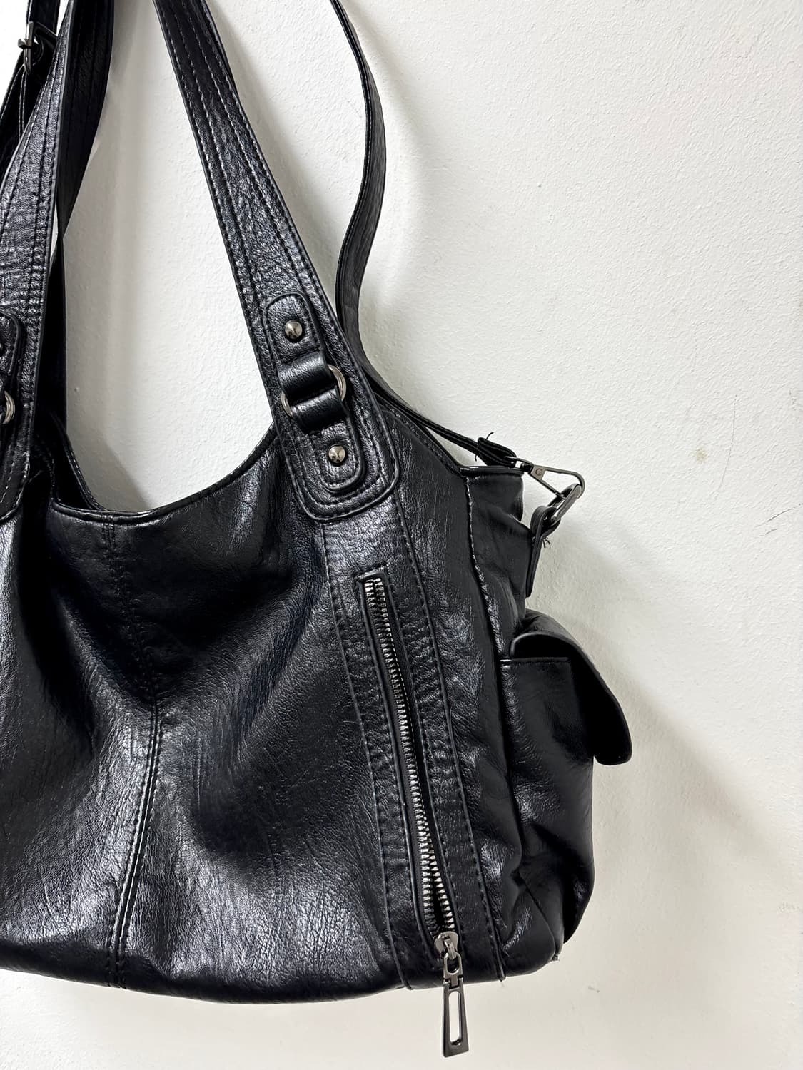 “Vintage” RockChic Mood Black Zipper Det 상품이미지2