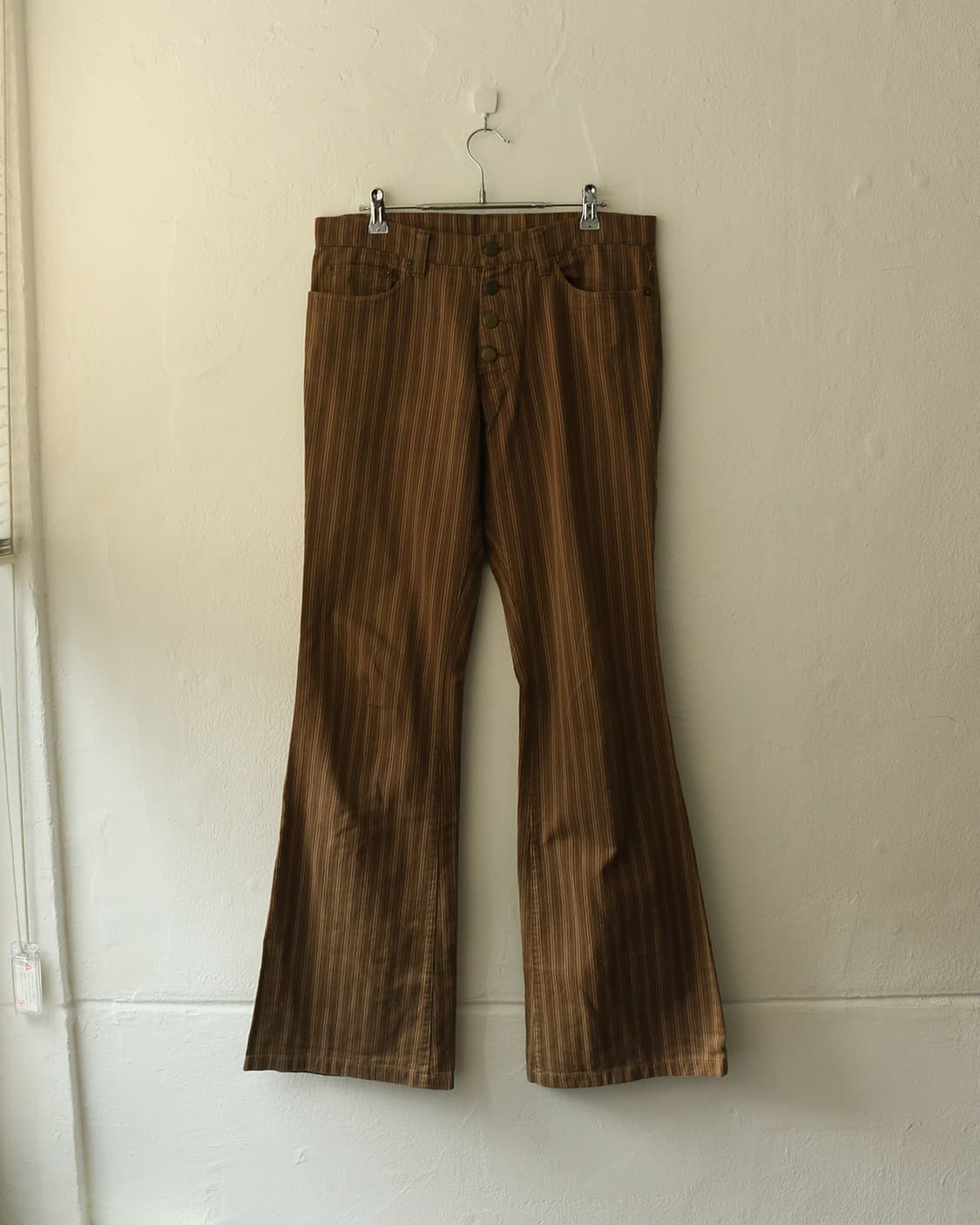 토네이도 마트 스트라이프 벨바텀 팬츠  상품이미지3