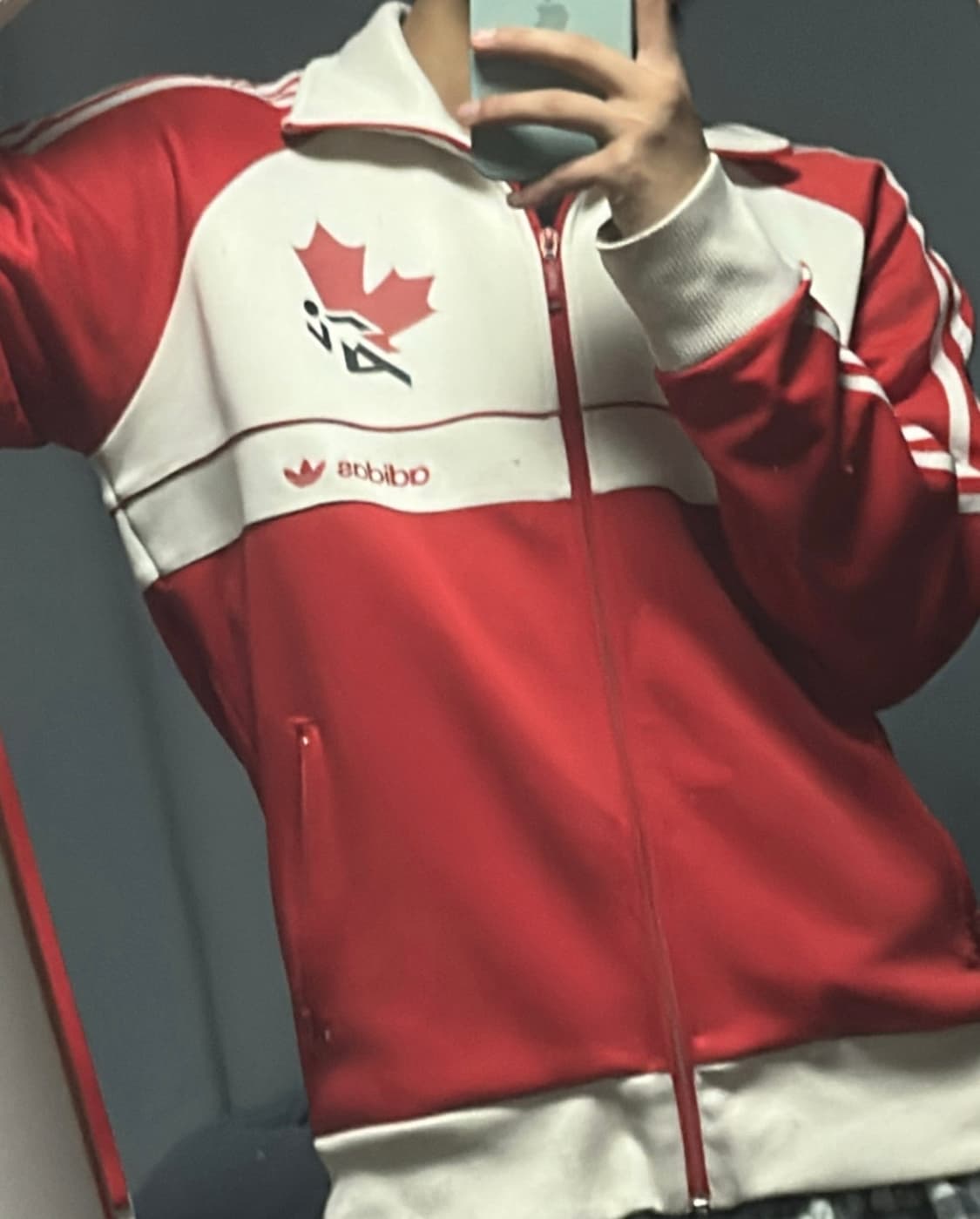 아디다스 신 캐나다 트랙탑 황금사이즈 105 상품이미지6