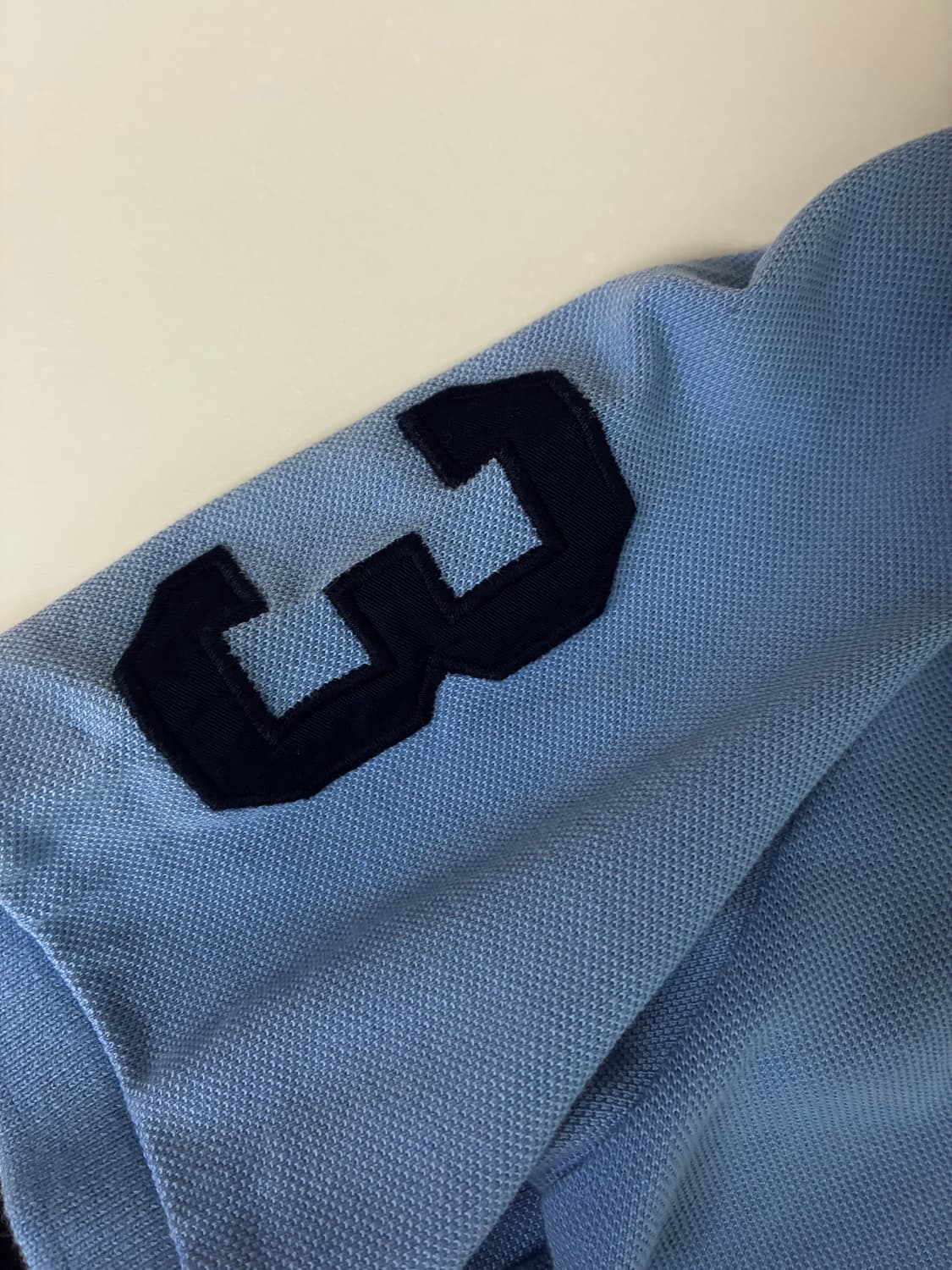 14-16) 폴로 랄프로렌 키즈 빅포니 카라 티셔츠 블루 상품이미지5