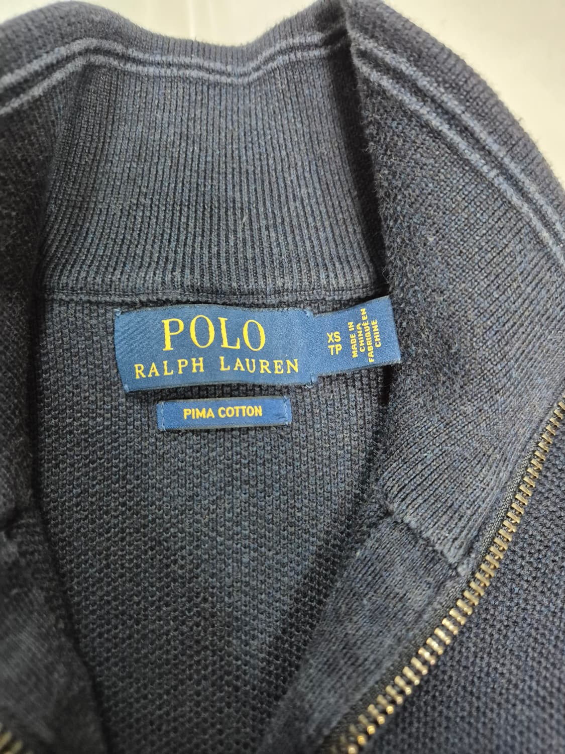 폴로 하프집업 니트 상품이미지3