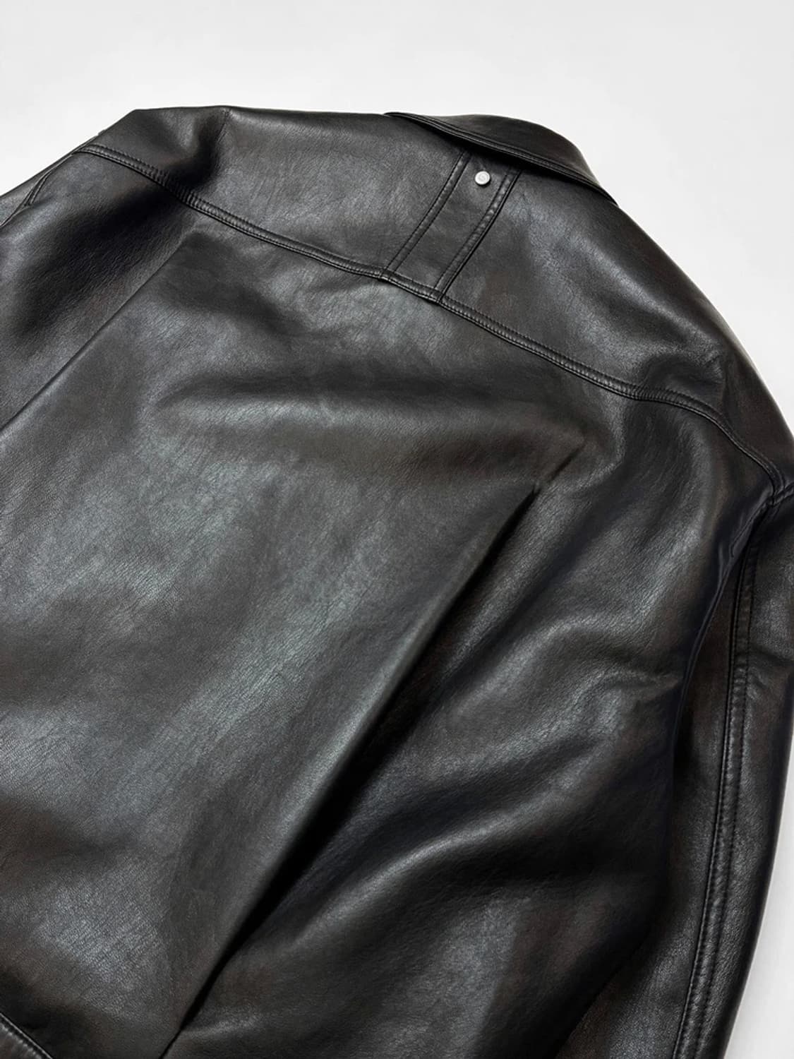 시스템 옴므 21FW 페이크 래더 가죽 자켓 PN5208 상품이미지4