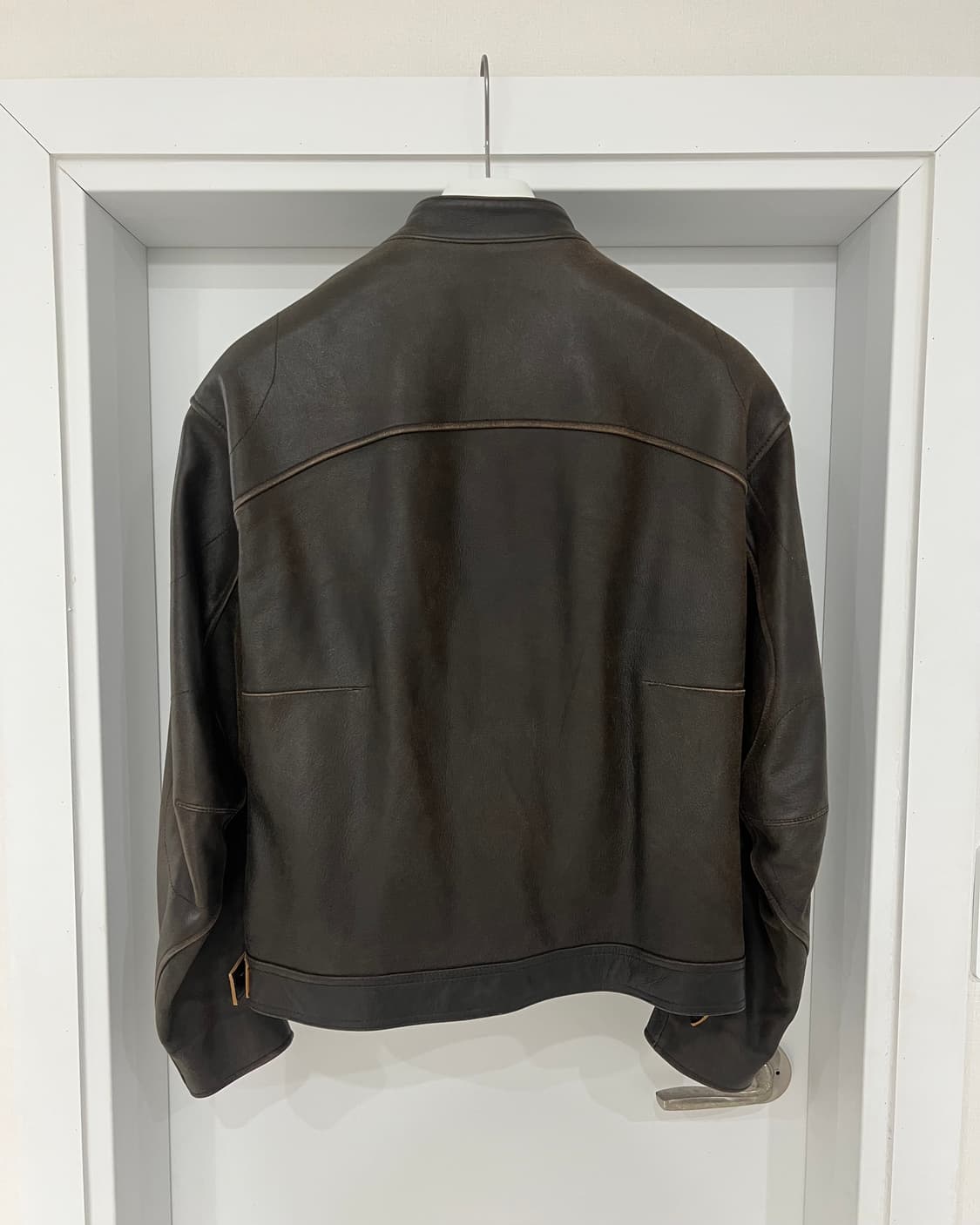 Coor Scratched Biker Jacket (Dark Brown) 상품이미지7