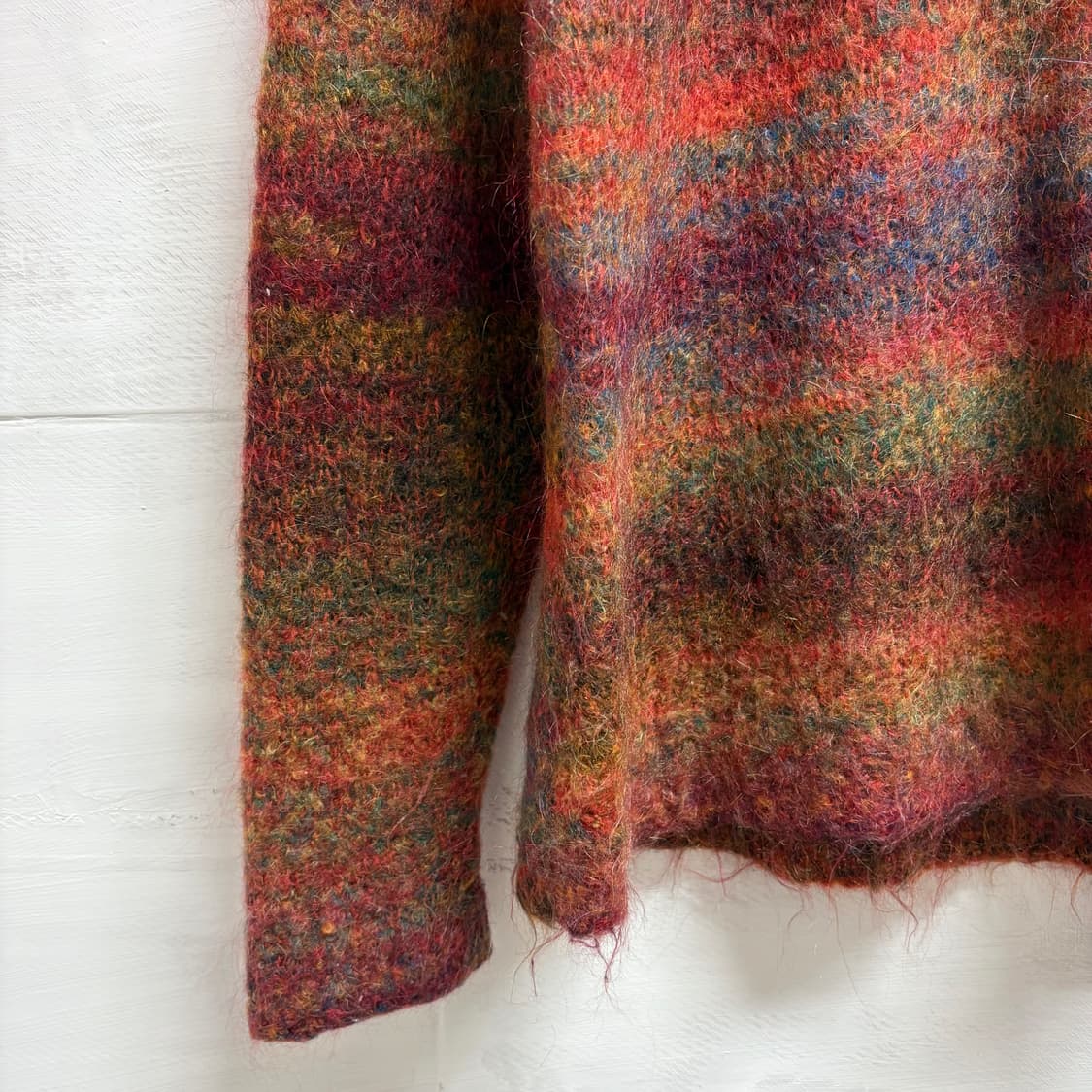 모헤어 울 페어리 히피 그런지 니트 (JPN) 상품이미지3