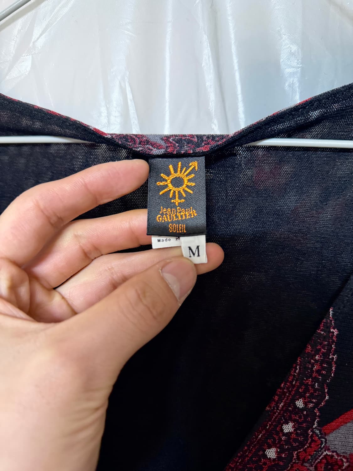 00‘s 장폴고티에 페이즐리 메쉬 드레스 상품이미지8