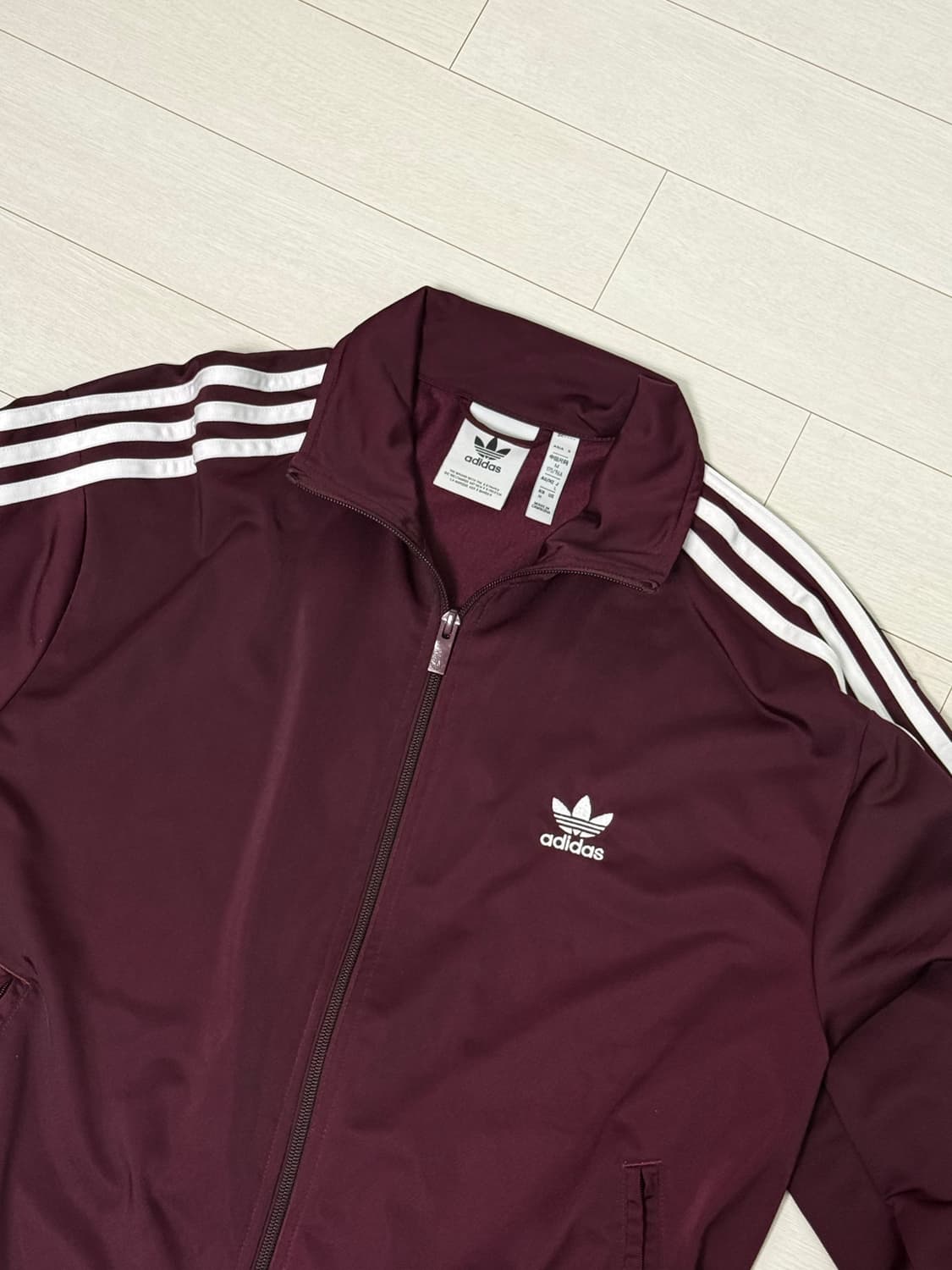 아디다스 파이어버드 버건디 마룬 져지 m 급처 상품이미지1