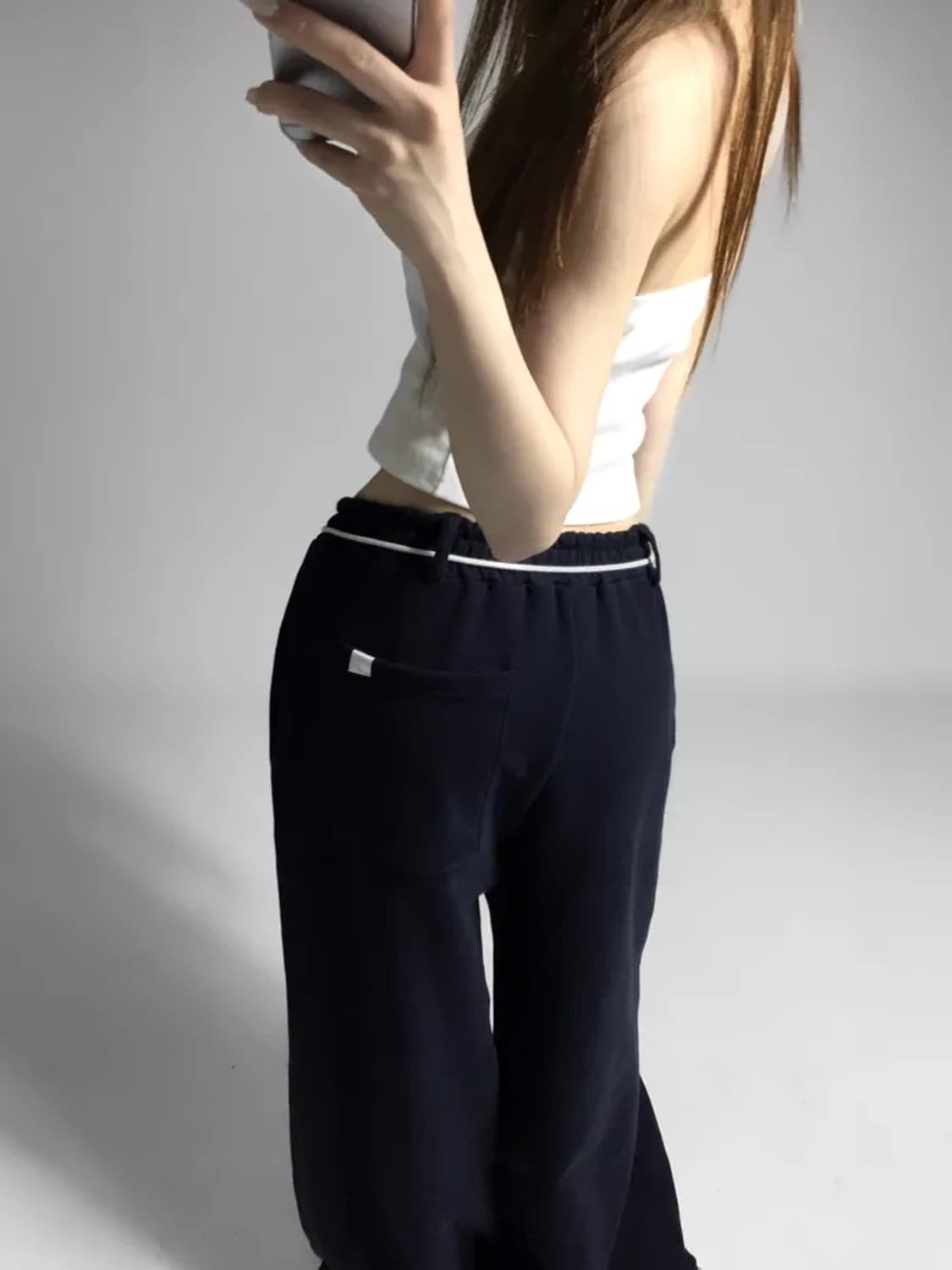 폴링업 스트링 와이드팬츠 새상품 상품이미지6