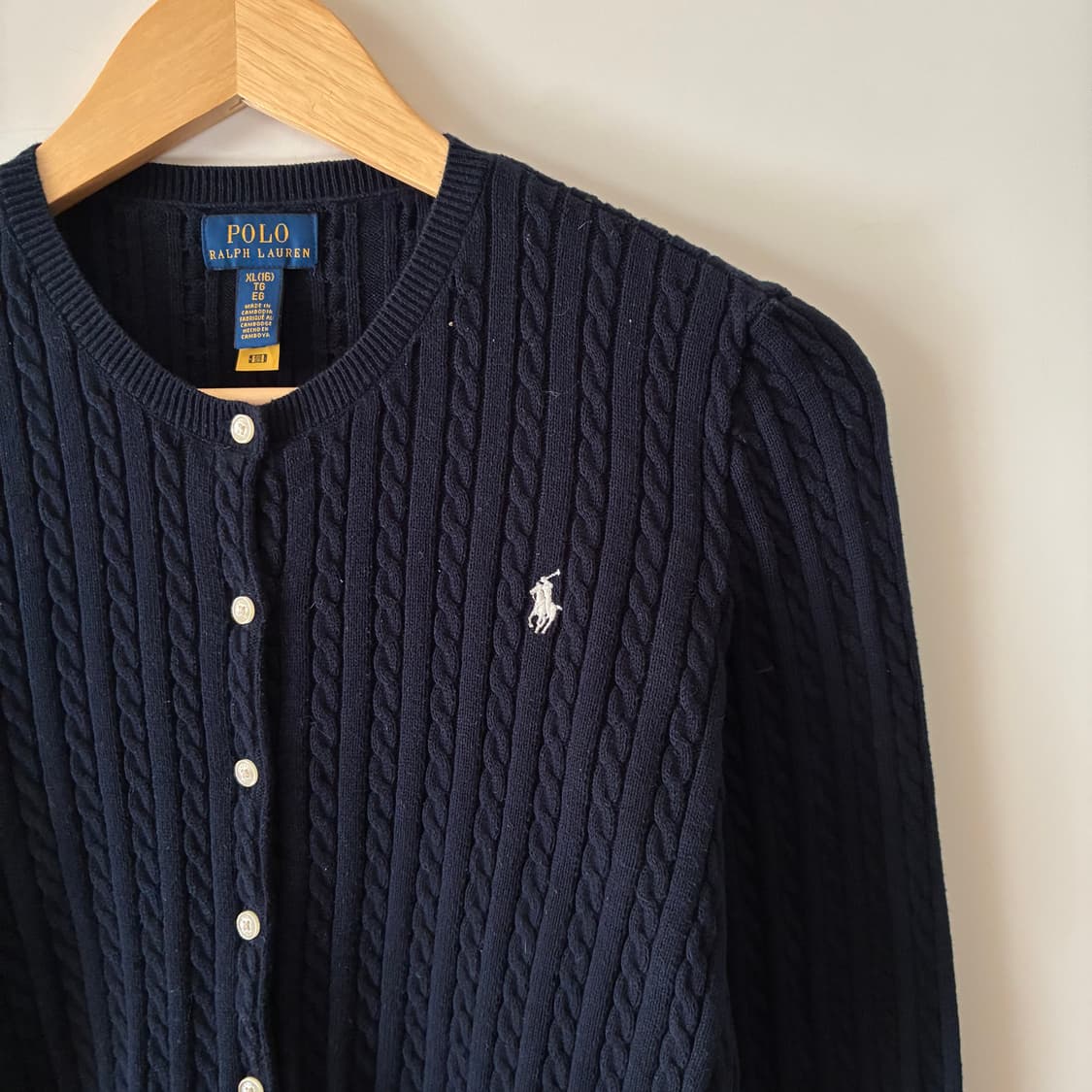 폴로 걸즈 가디건 상품이미지2