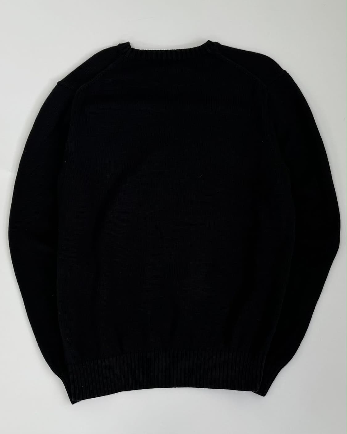[L] 폴로 랄프로렌 신형 큐알 블랙 코튼 니트 스웨터 상품이미지2