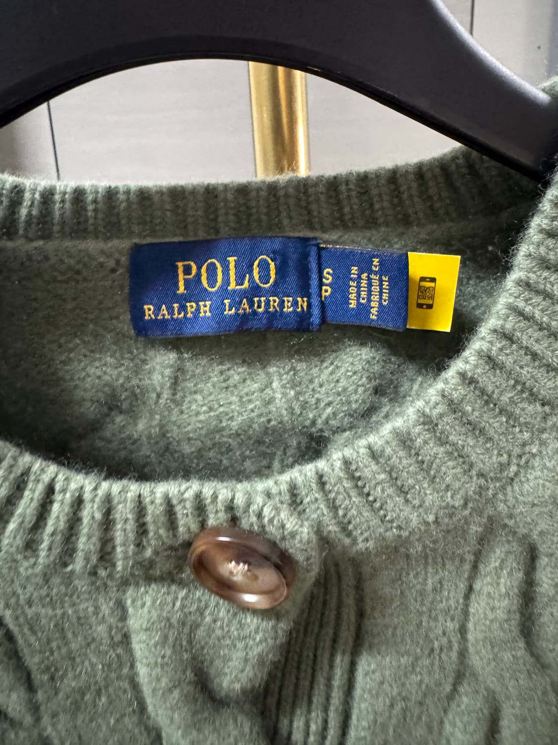 폴로 랄프로렌 꽈배기 가디건 xs 상품이미지2