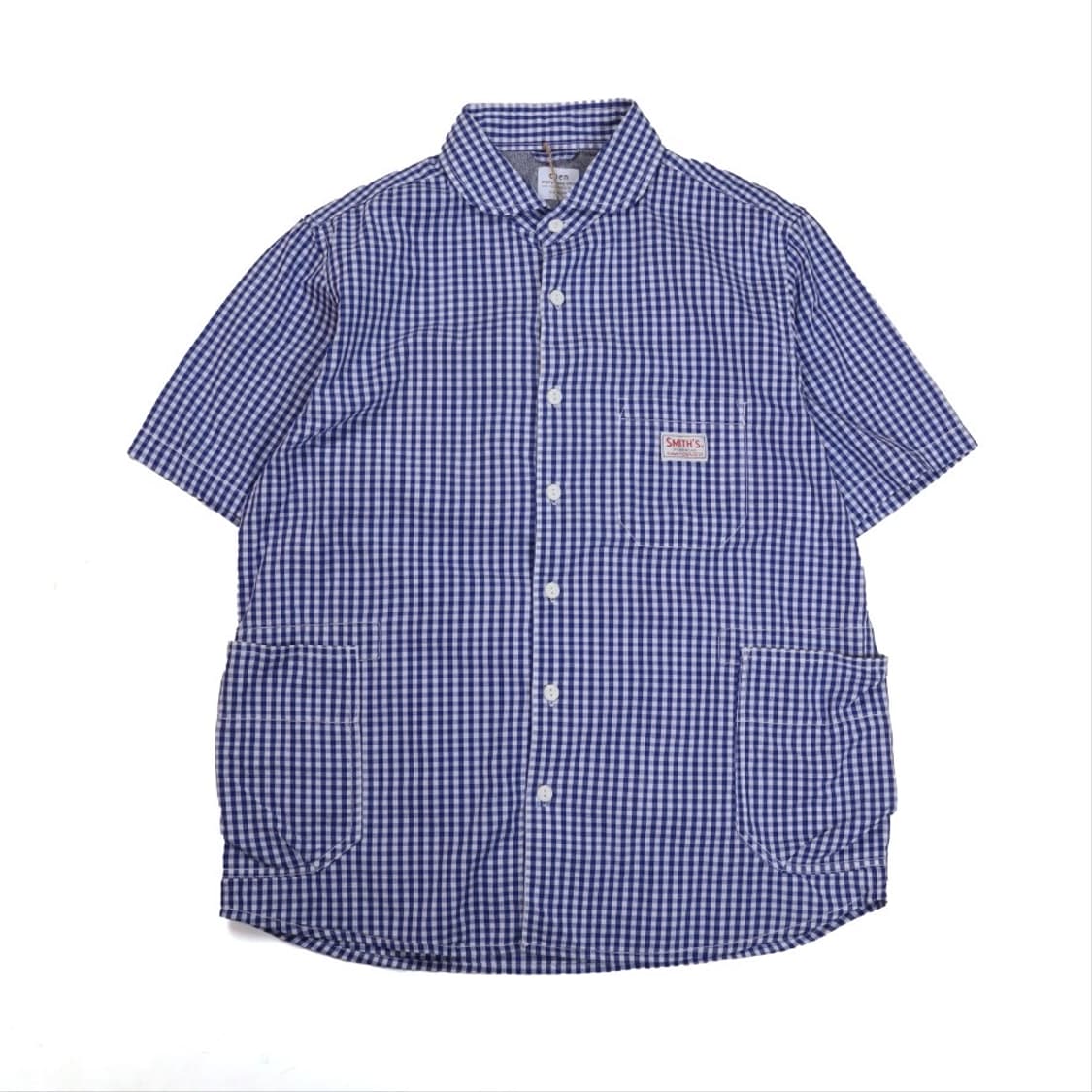 Coen X SMITH’S Check Pattern Half-shirt 상품이미지1