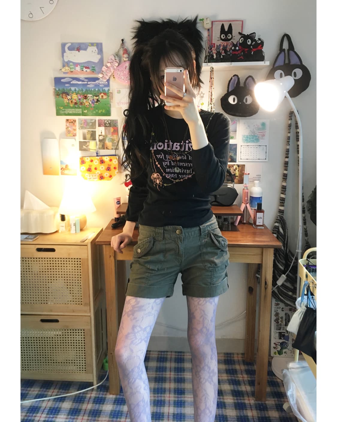 vintage fairy grunge long sleeve black 상품이미지2