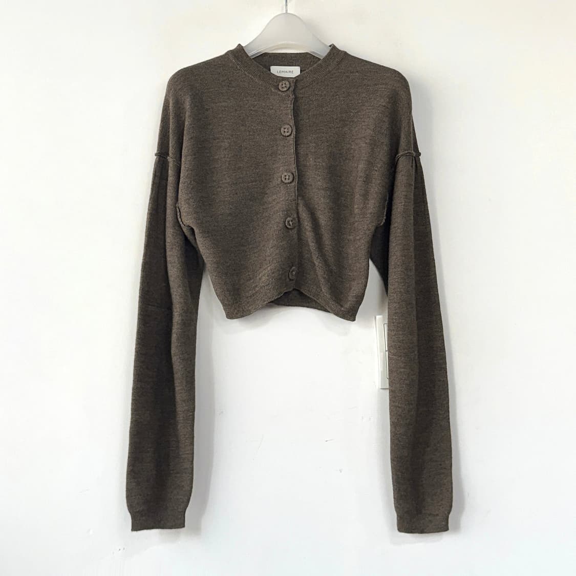 르메르 LEMAIRE 크롭 울 가디건 상품이미지3